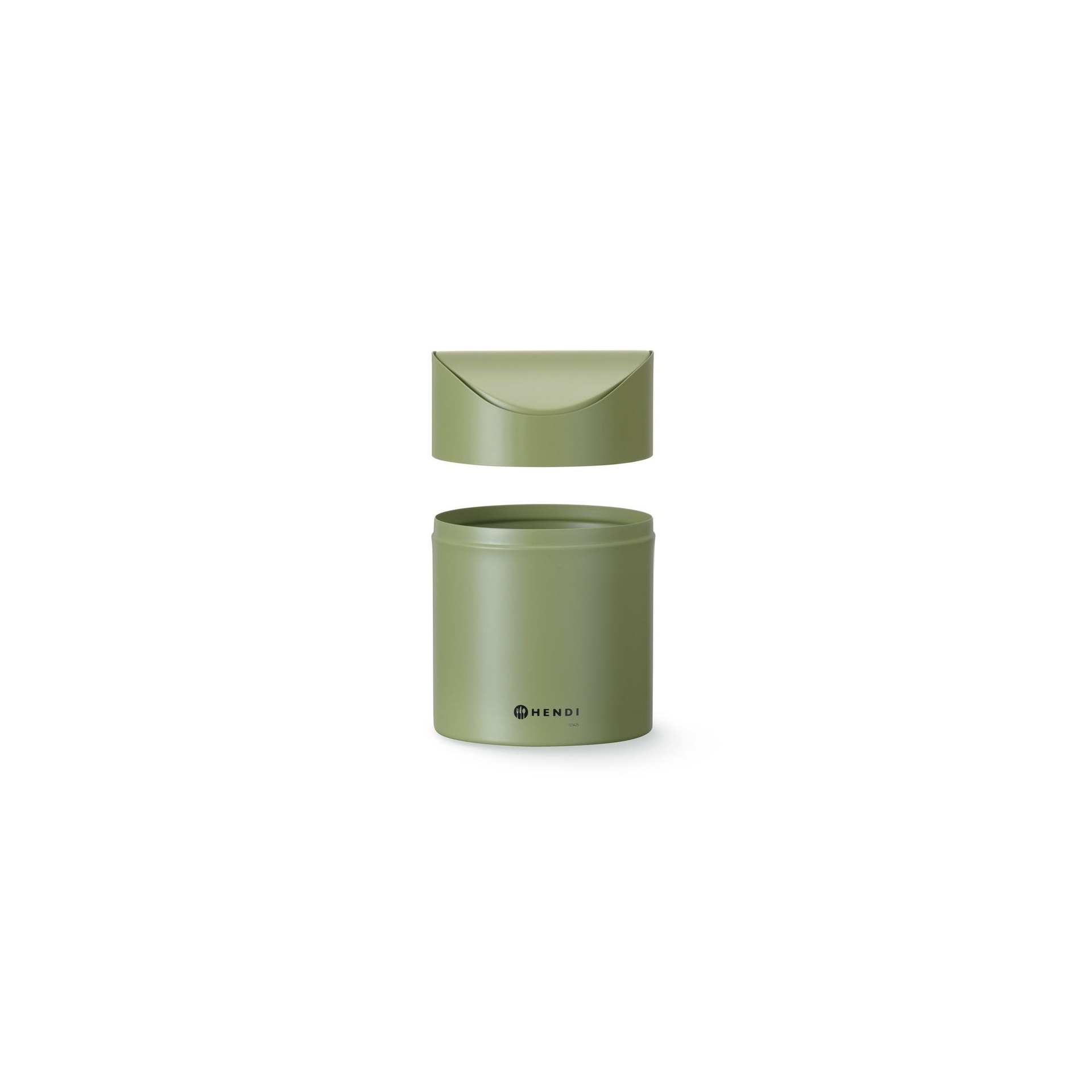 Tischabfalleimer 1,2L, Grün, ⌀120x(H)165mm