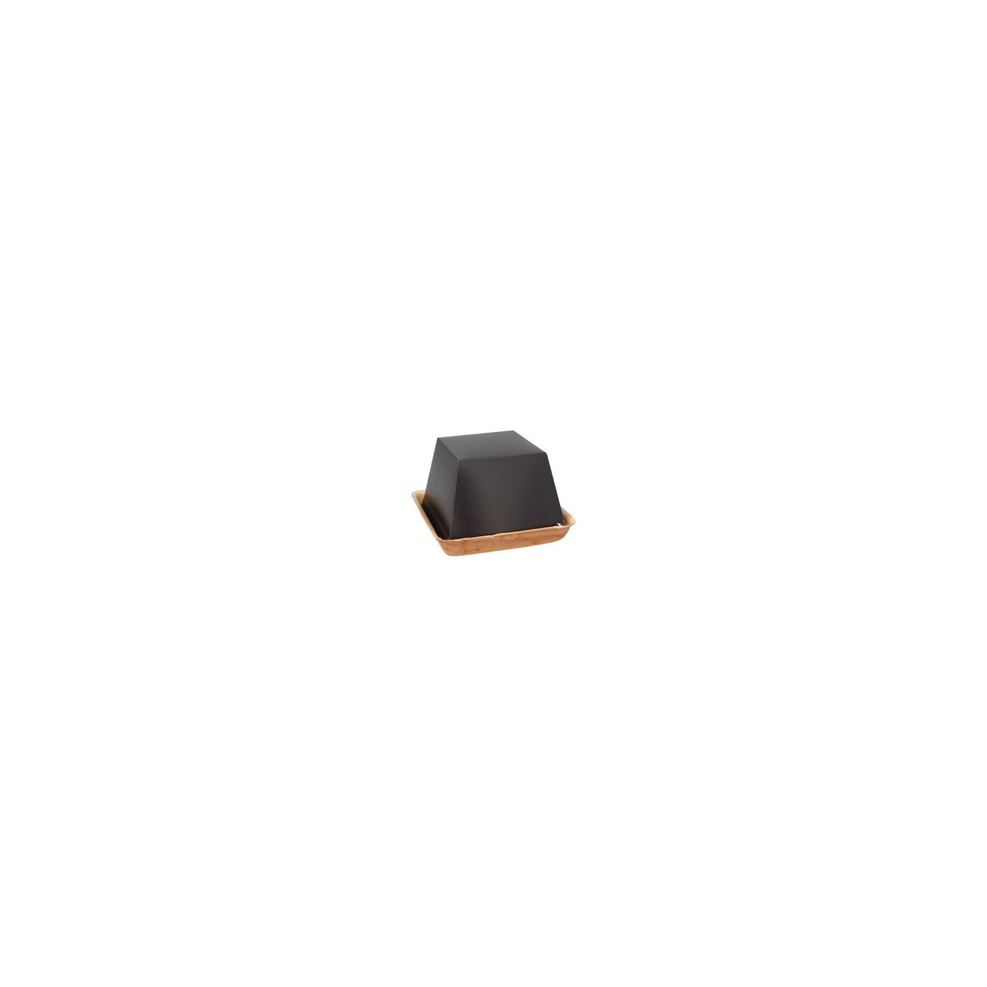 Burgerboxen Palmblatt eckig 8 cm x 14 cm x 14 cm , klein mit separatem Deckel Burgerboxen Palmblatt eckig 8 cm x 14 cm x 14 cm , klein mit separatem Deckel