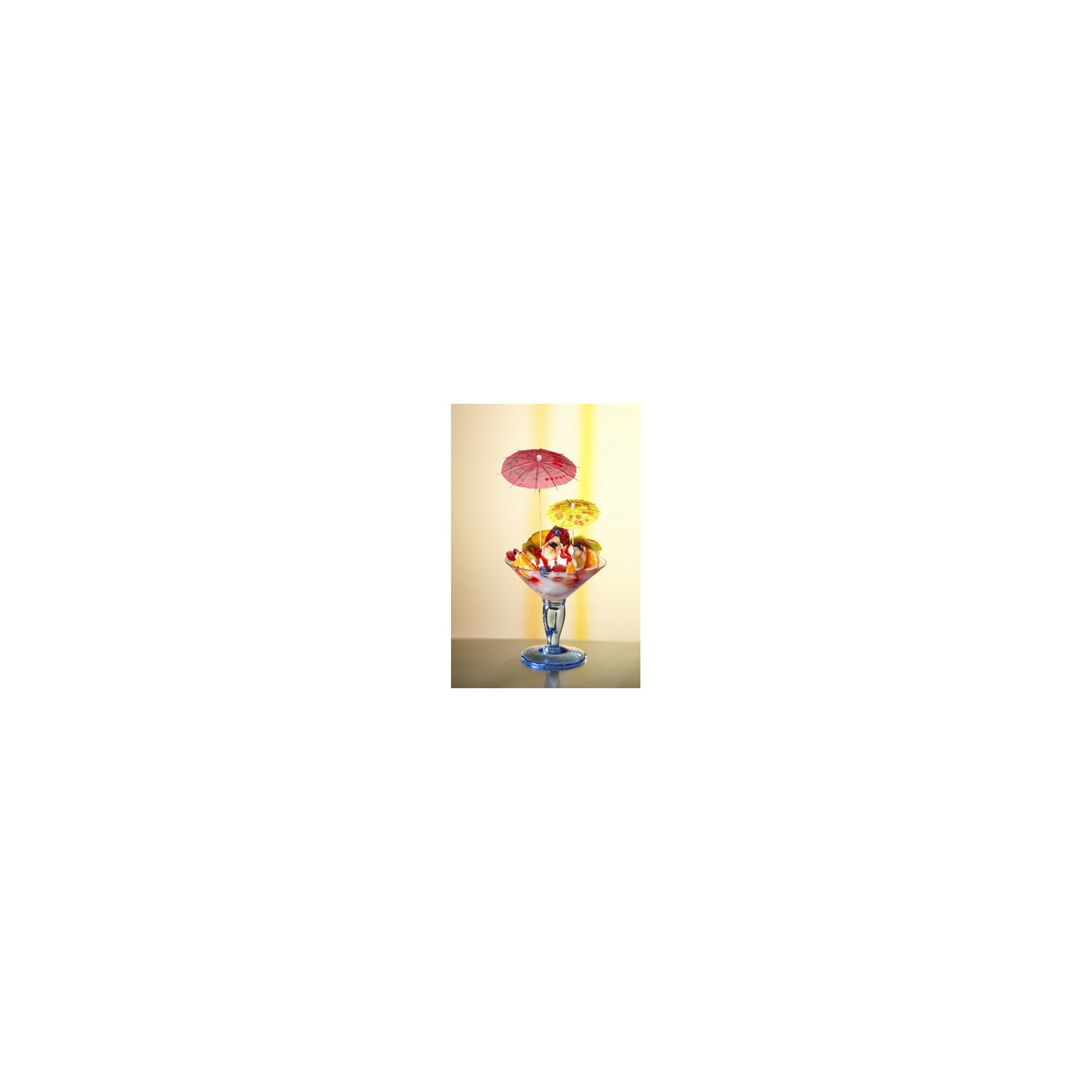 Deko-Picker 10 cm farbig sortiert "Eisschirmchen Asia" Deko-Picker 10 cm farbig sortiert "Eisschirmchen Asia"