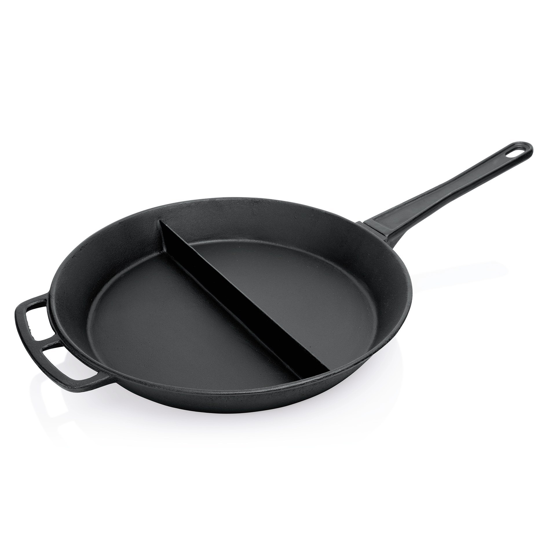 Riesenpfanne Ø 80 cm mit Mittelsteg / Stiel