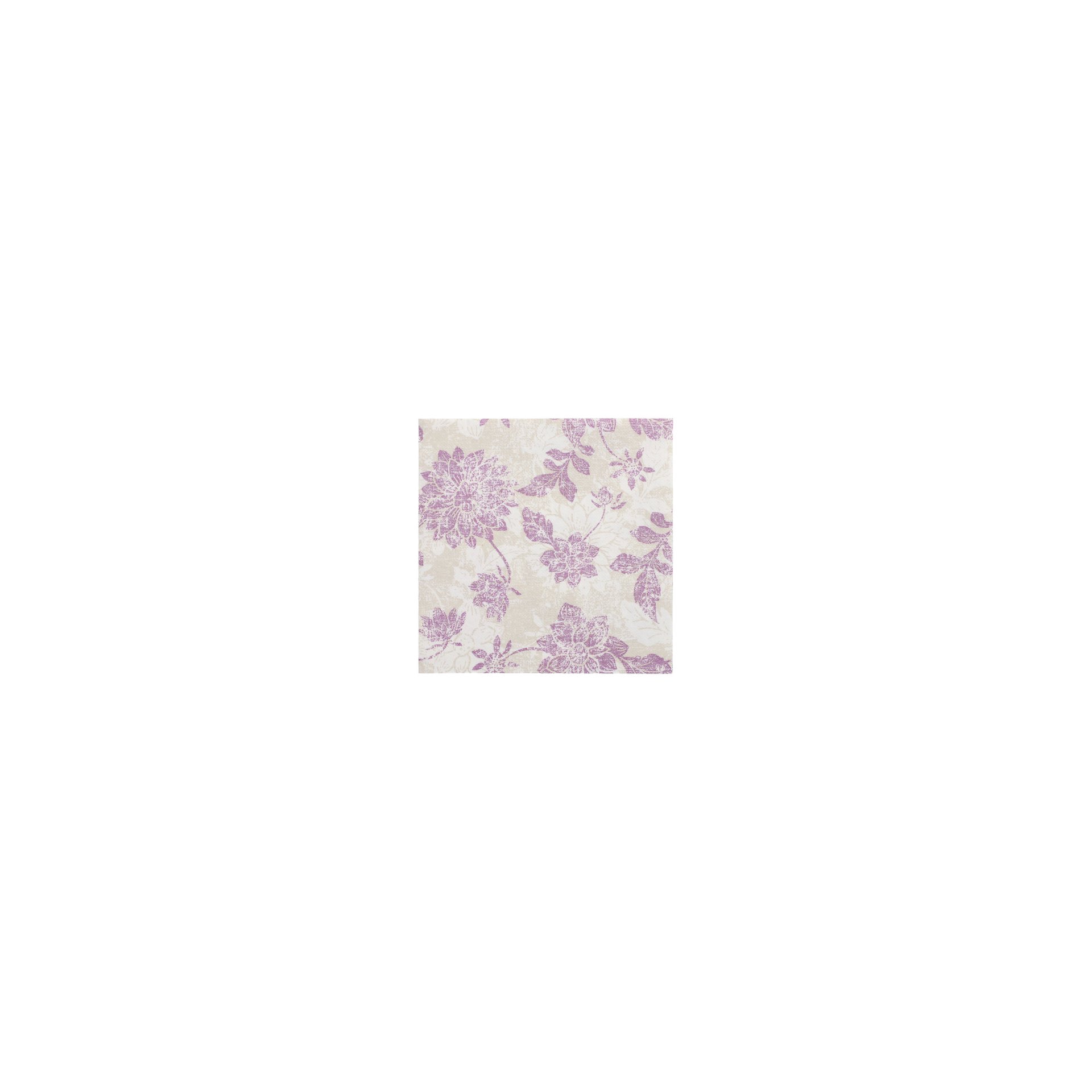 Servietten "ROYAL Collection" 1/4-Falz 40 cm x 40 cm lila "Flowers"