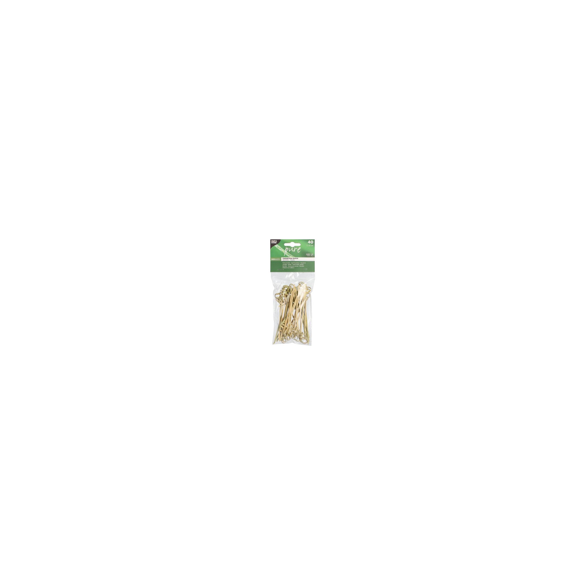 Fingerfood - Picker "pure" 10 cm "Knoten" Fingerfood - Picker "pure" 10 cm "Knoten"