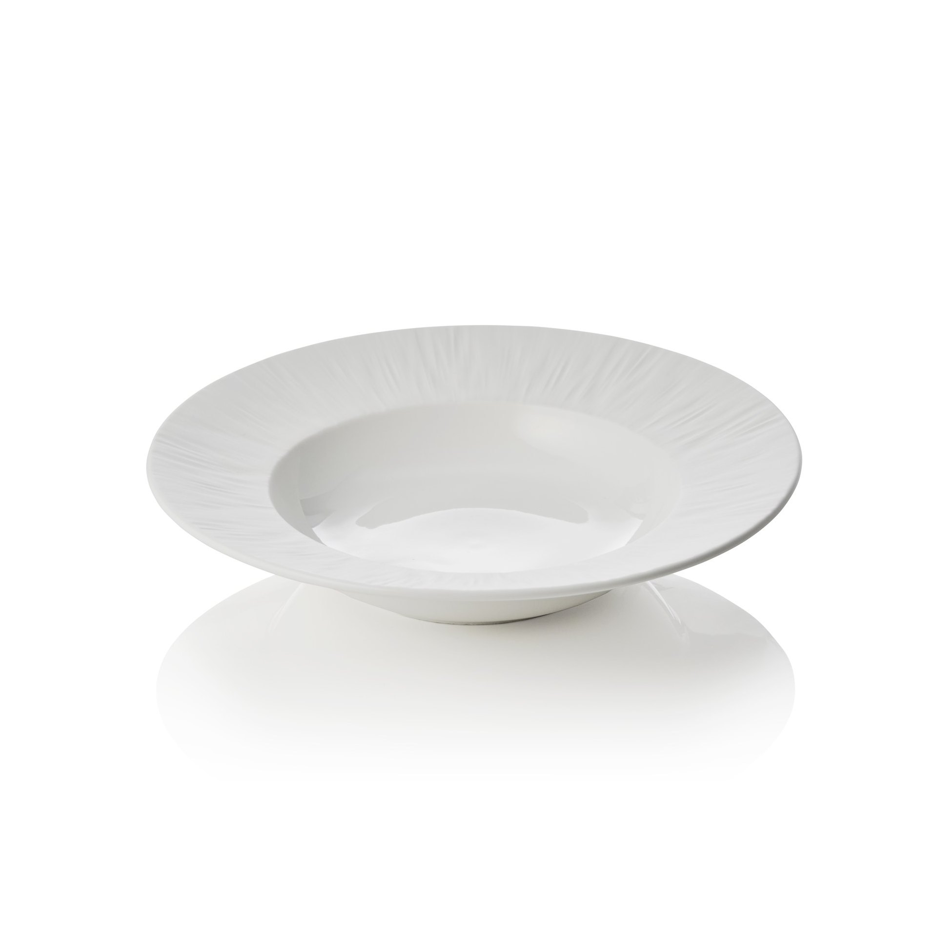 Suppenteller Set MAYA SHIRO, Ø 23,5 cm, weiß