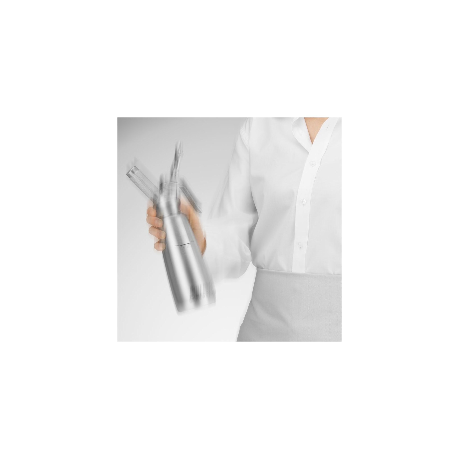 Sahnespender, Profi Line, 0,5L, ⌀85x(H)235mm Sahnespender, Profi Line, 0,5L, ⌀85x(H)235mm