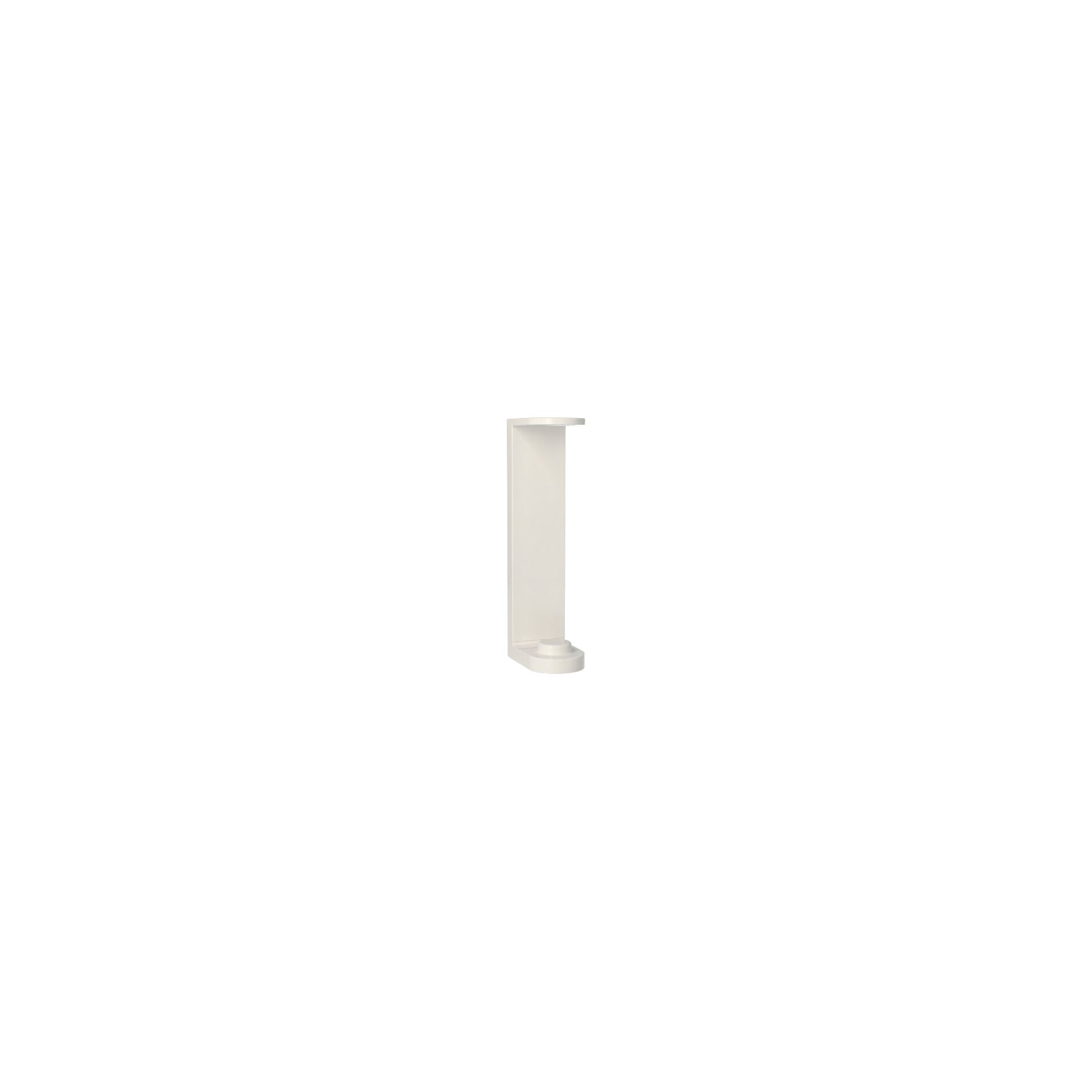 Wandhalter Pumpspender 17,5 cm x 4,2 cm x 6,5 cm weiss zum Kleben