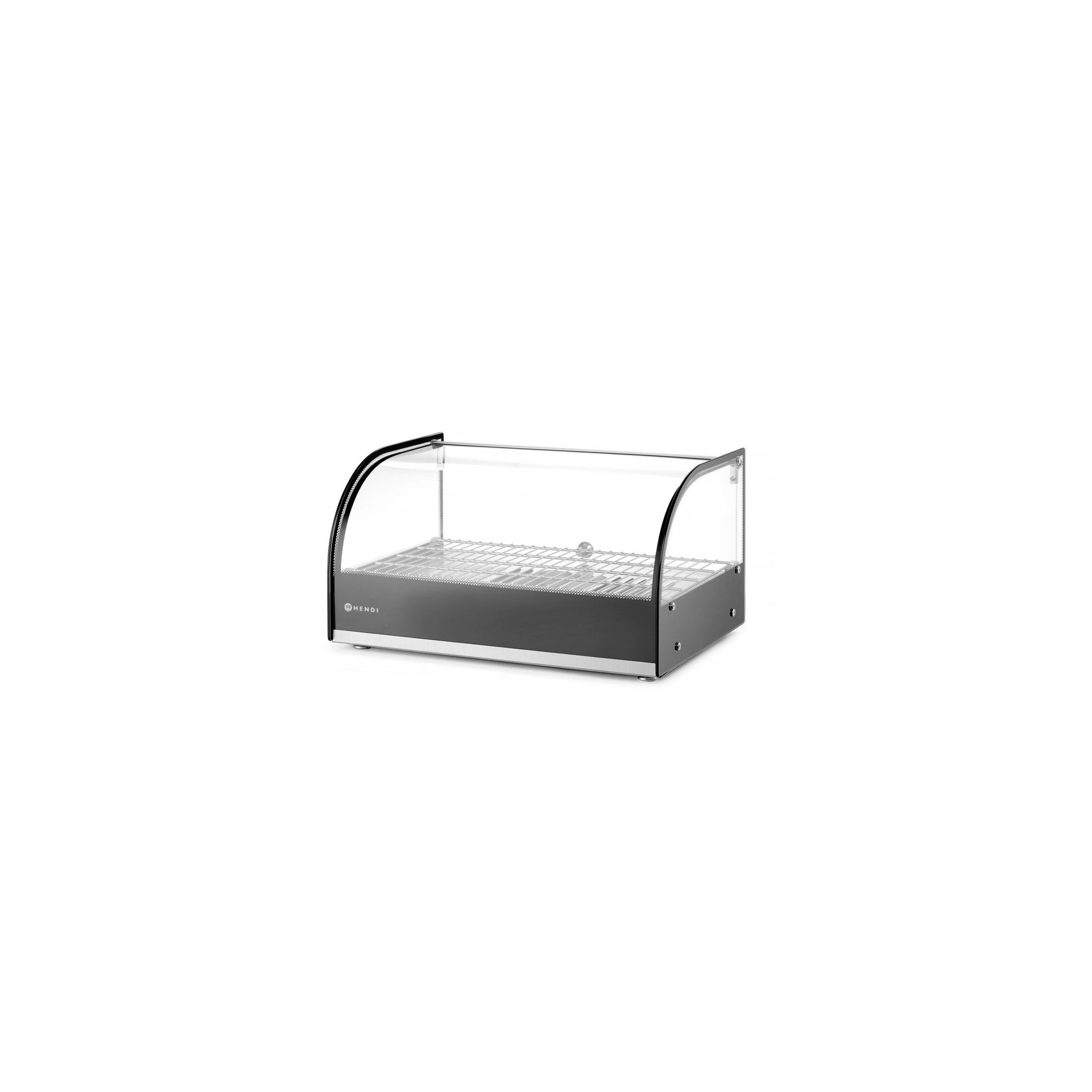 Beheiztes Thekendisplay, einzeln, Schwarz, 220-240V/800W, 554x376x(H)311mm