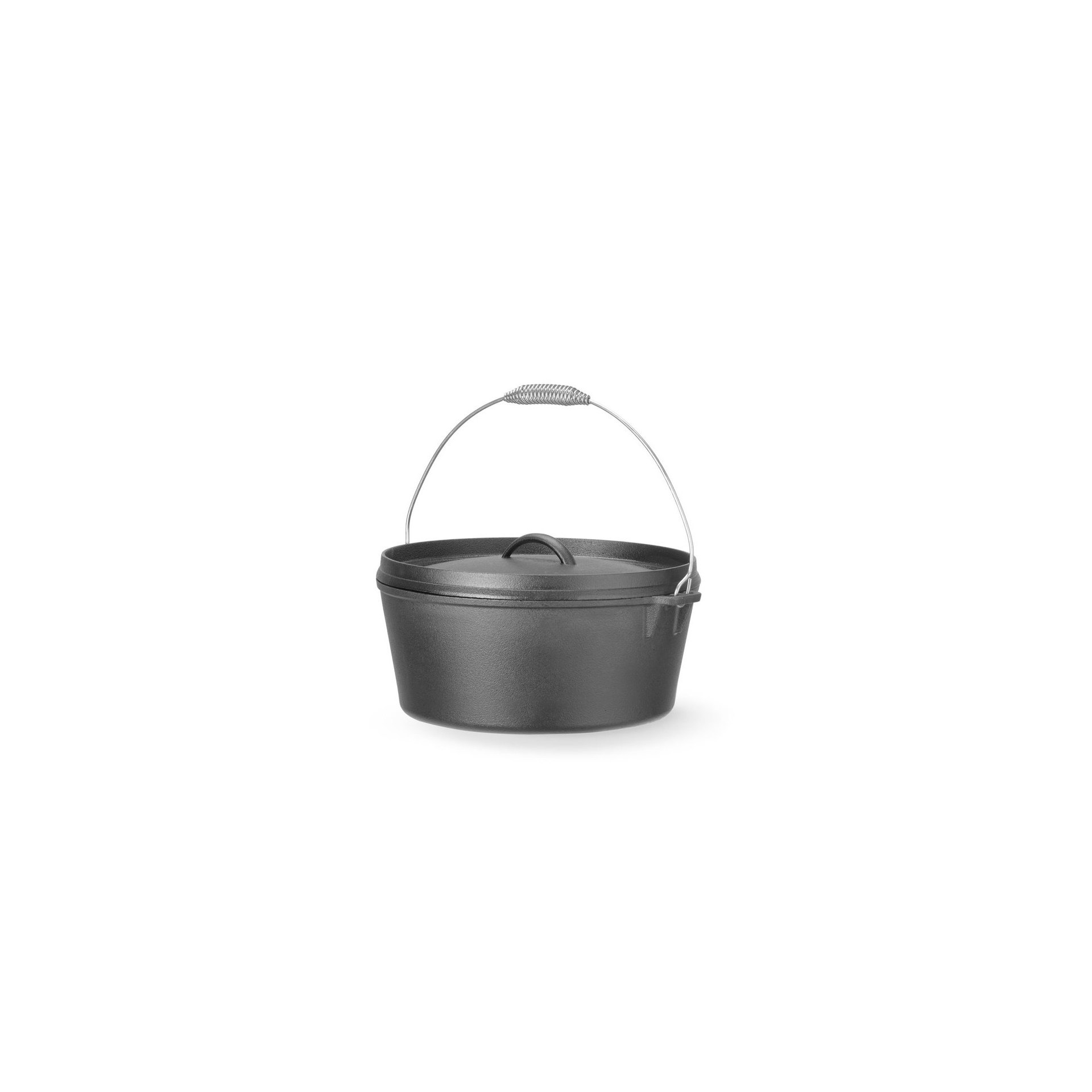 Gusseisentopf, 7,2L, Schwarz, ⌀310x(H)130mm, Rund Gusseisentopf, 7,2L, Schwarz, ⌀310x(H)130mm, Rund