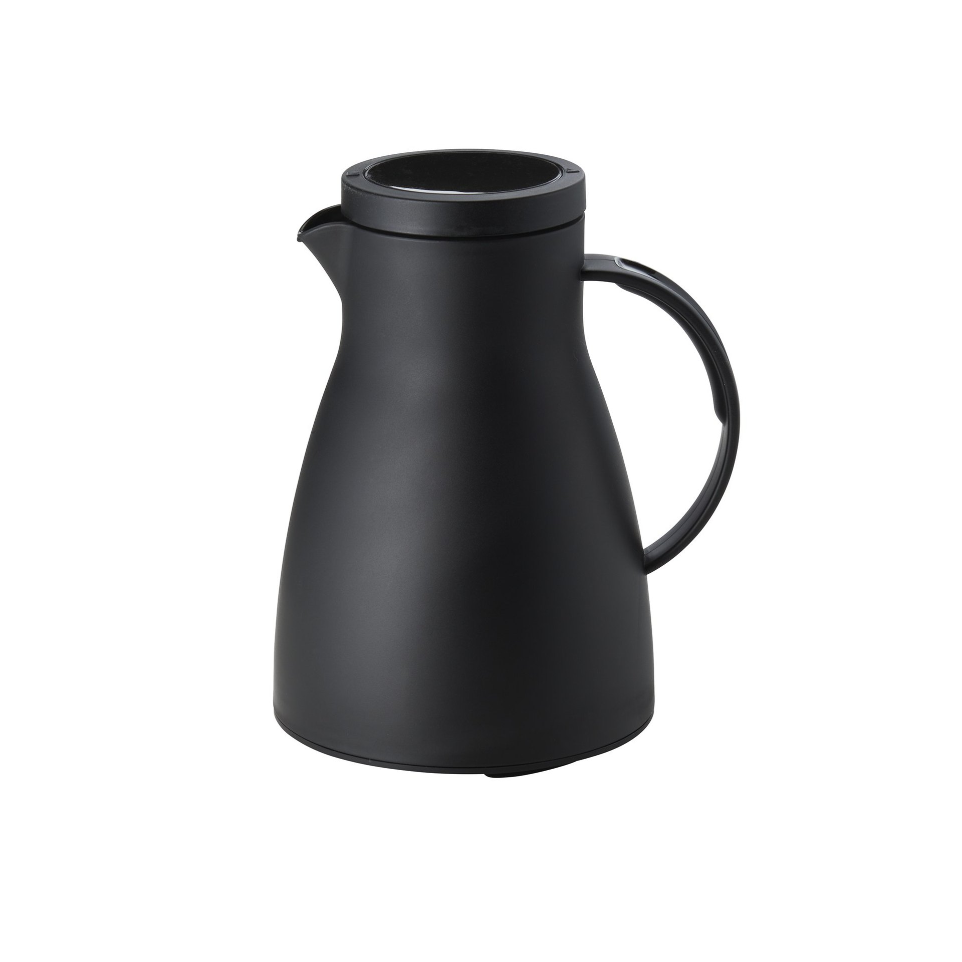 Isolierkanne, 0,7 ltr., Ø 12,5 cm, Höhe 19,5 cm, schwarz, Polypropylen