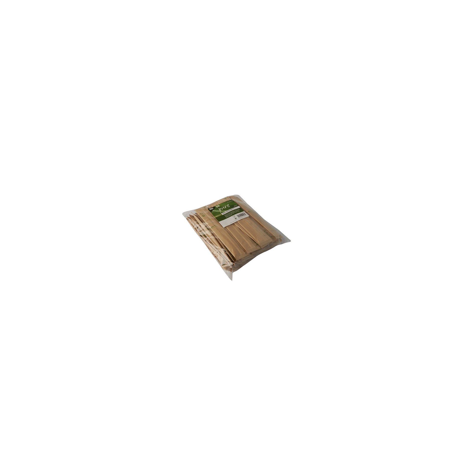 Messer, Holz "pure" 16,5 cm einzeln verpackt in Papierbeutel Messer, Holz "pure" 16,5 cm einzeln verpackt in Papierbeutel