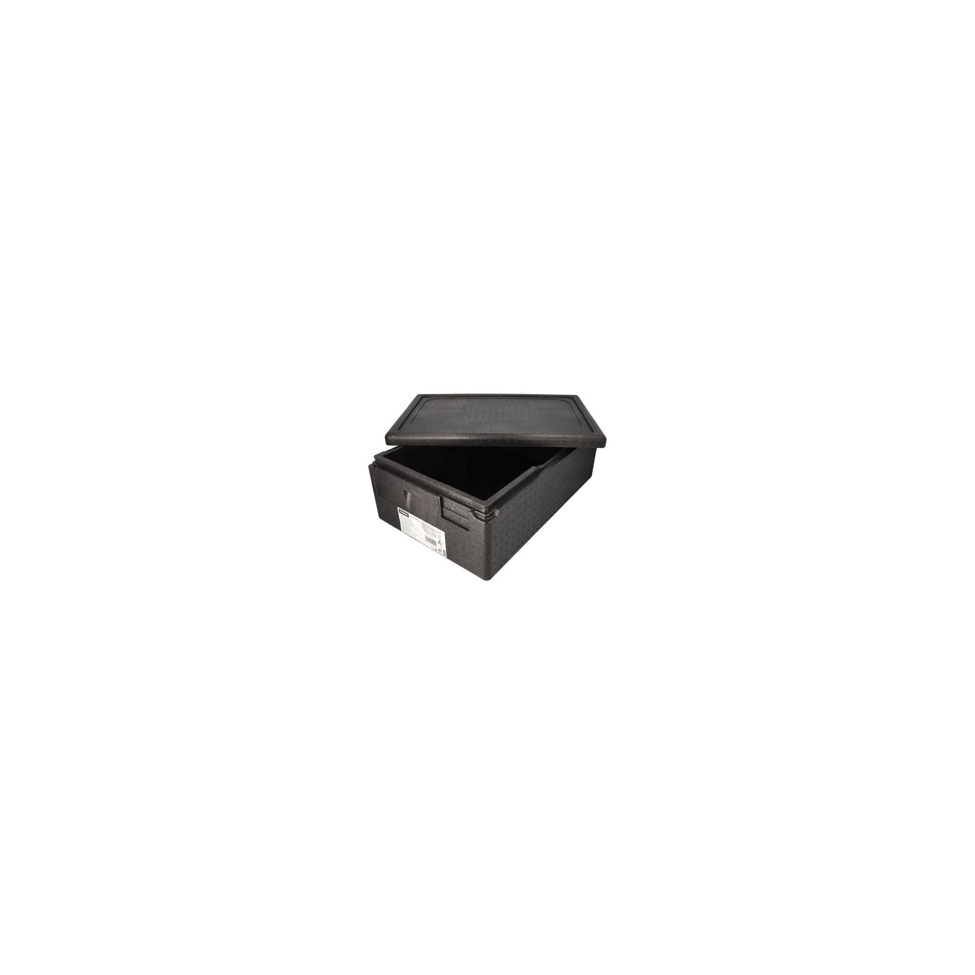 Isolier-Transportbehälter, EPP 60 cm x 40 cm x 23 cm schwarz "Gastro-Norm 1/1"