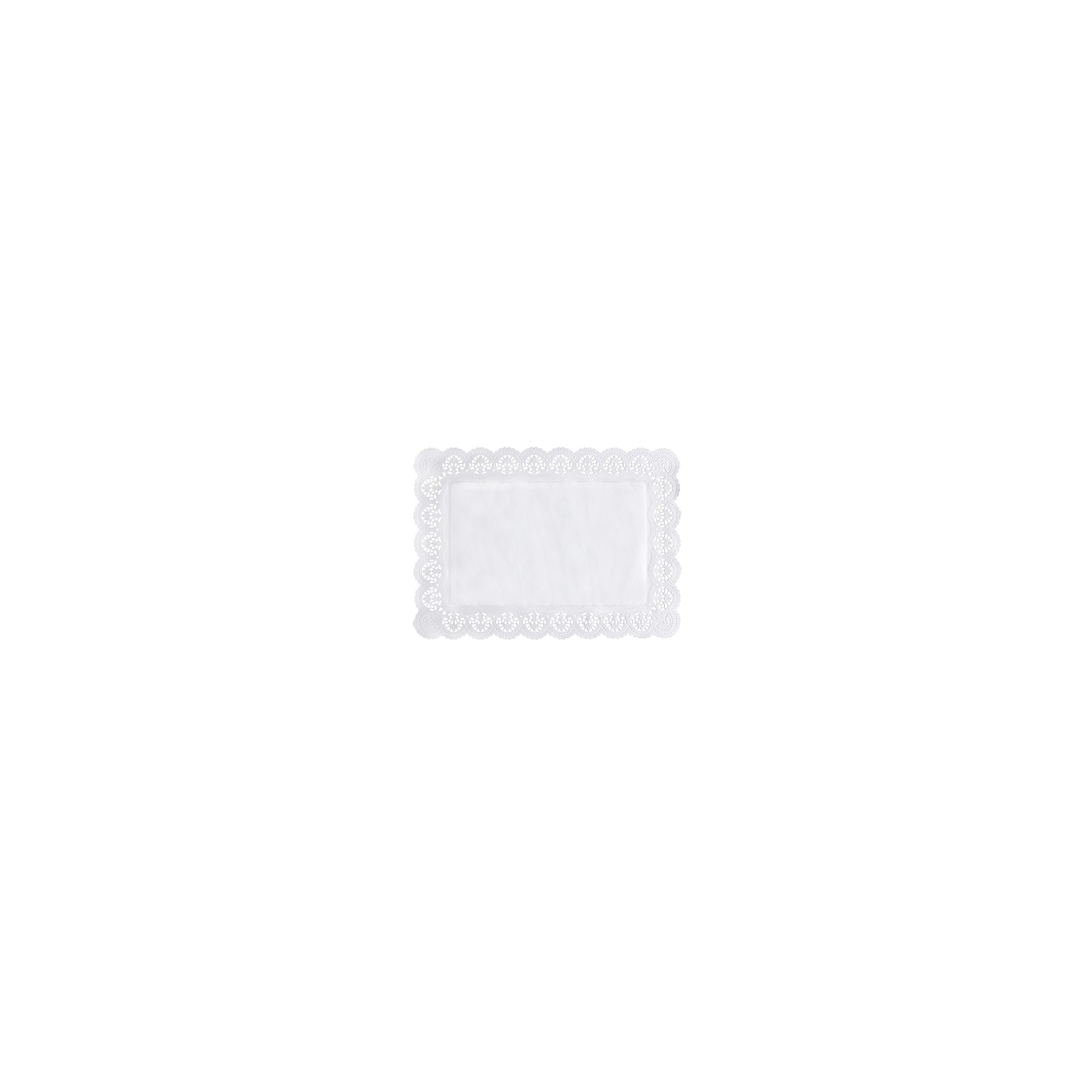 Spitzenpapiere eckig 45 cm x 32 cm weiss Spitzenpapiere eckig 45 cm x 32 cm weiss