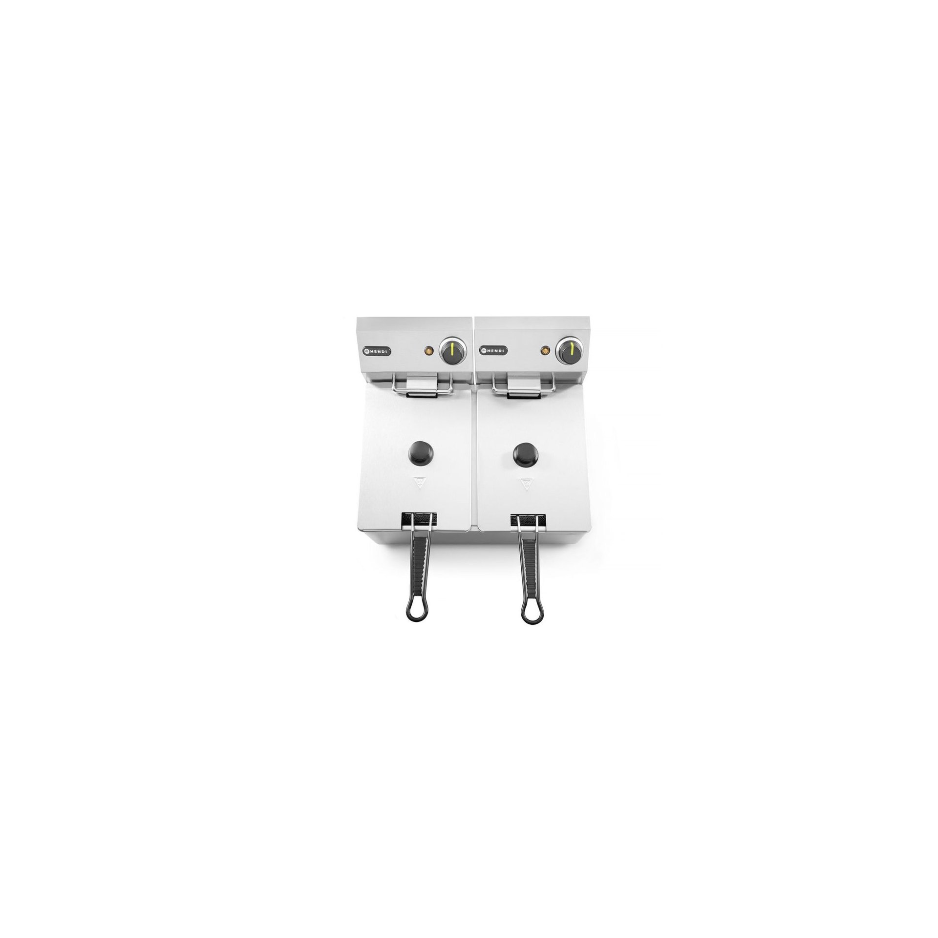 Fritteuse, 2 x 4 l, Kitchen Line, 8L, 230V/6000W, 470x380x(H)315mm