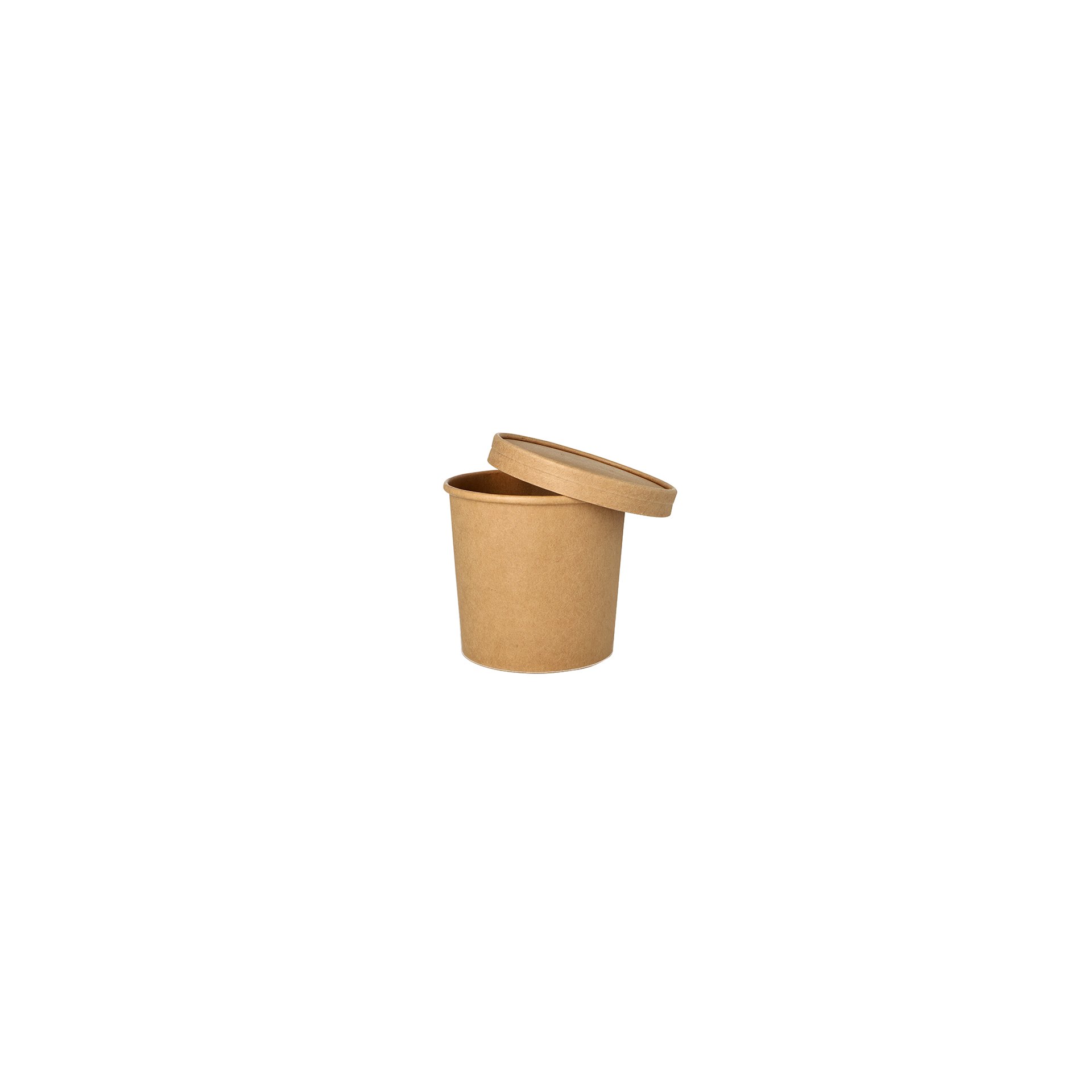 Suppenbecher, Pappe rund 760 ml Ø 11,5 cm · 11 cm braun