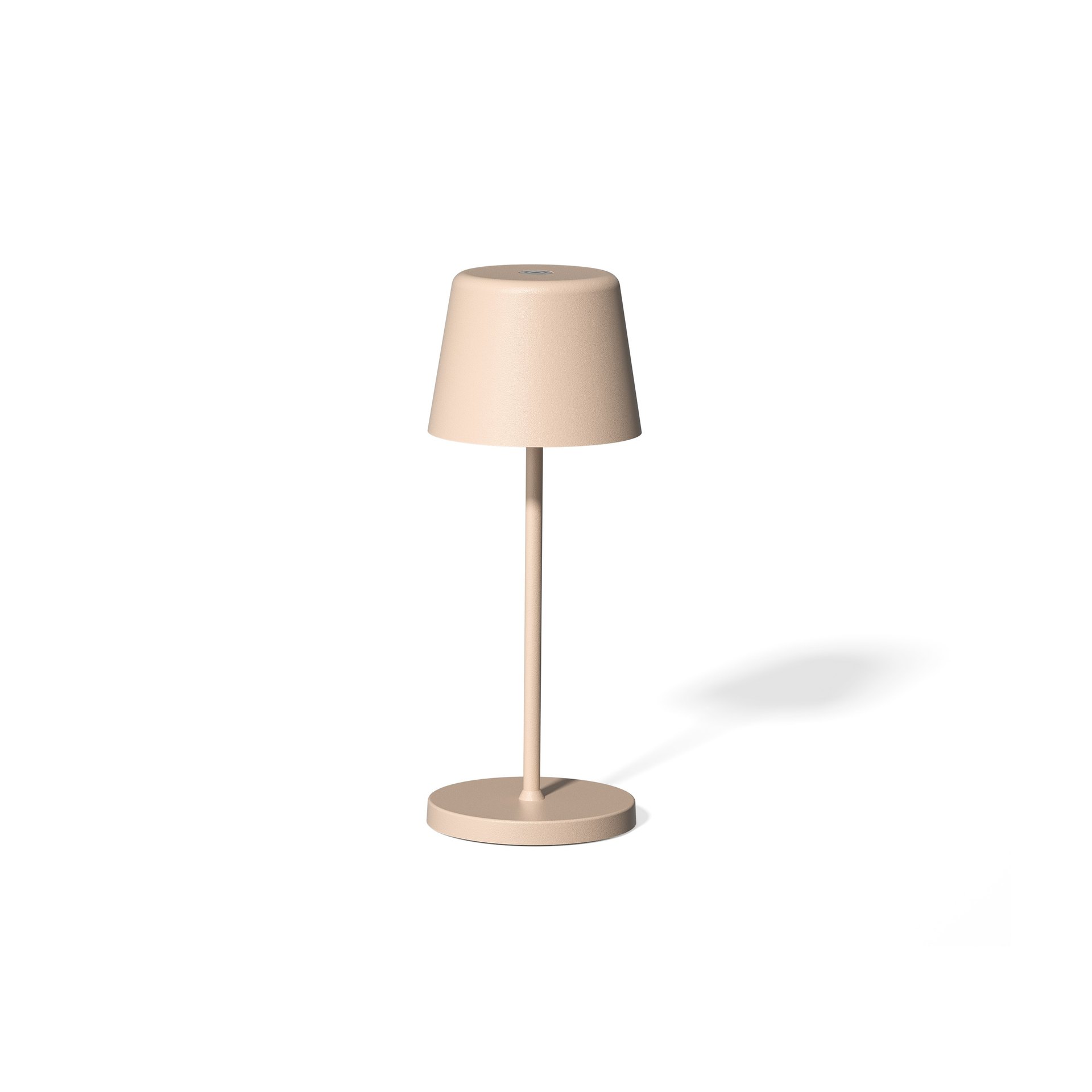 LED Tischleuchte YUYU ALEX, Höhe 20,8 cm, Ø 7,6 cm, sand matt