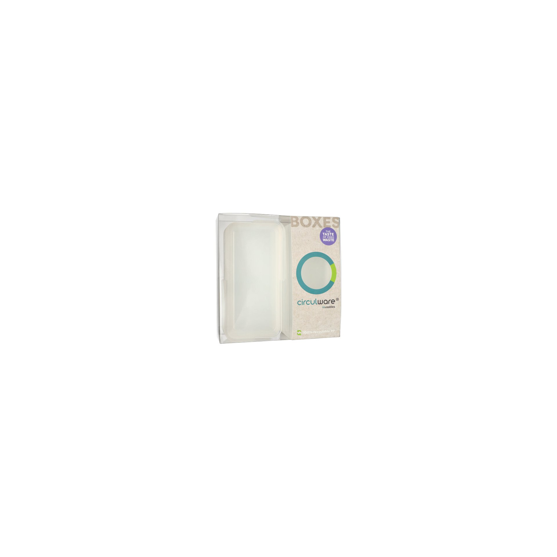 "Circulware" Deckel für Schalen Mix & Match eckig 2,5 cm x 11,7 cm x 23,4 cm transparent "Circulware" Deckel für Schalen Mix & Match eckig 2,5 cm x 11,7 cm x 23,4 cm transparent