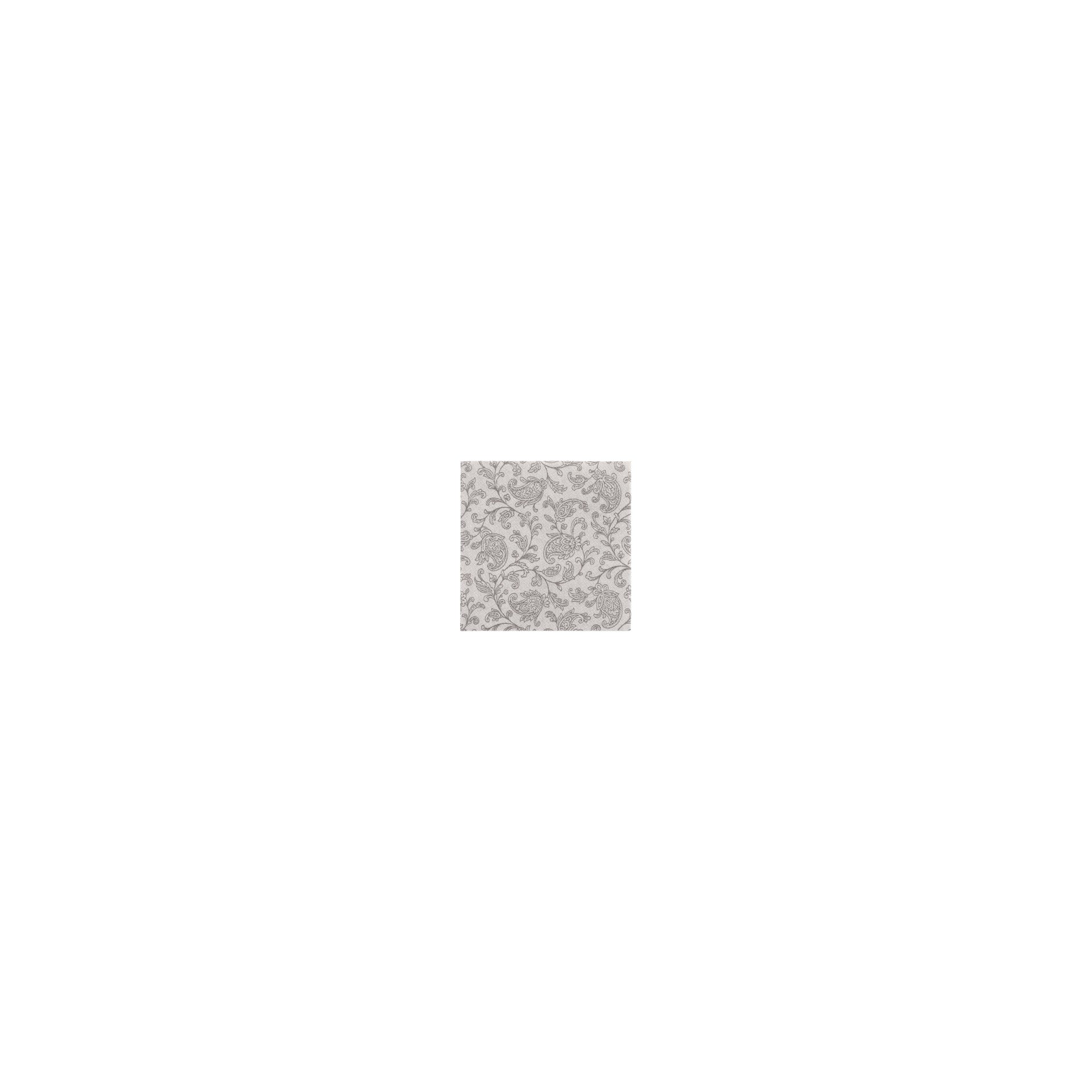 Servietten "ROYAL Collection" 1/4-Falz 25 cm x 25 cm grau "Ornaments"