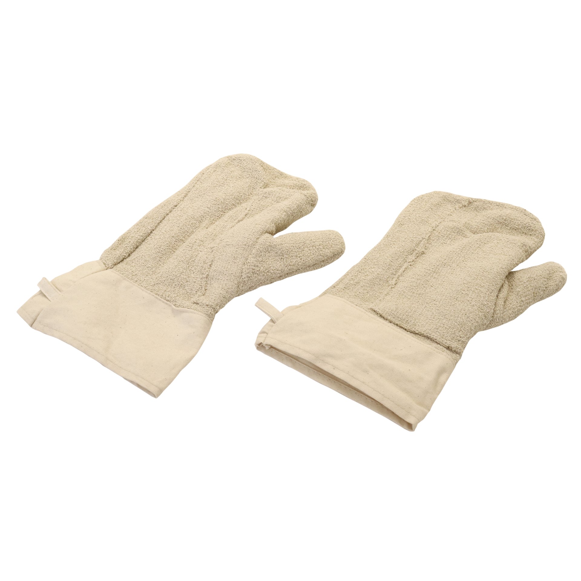 Backhandschuhe aus Henkelplüsch, kurze Stulpe
