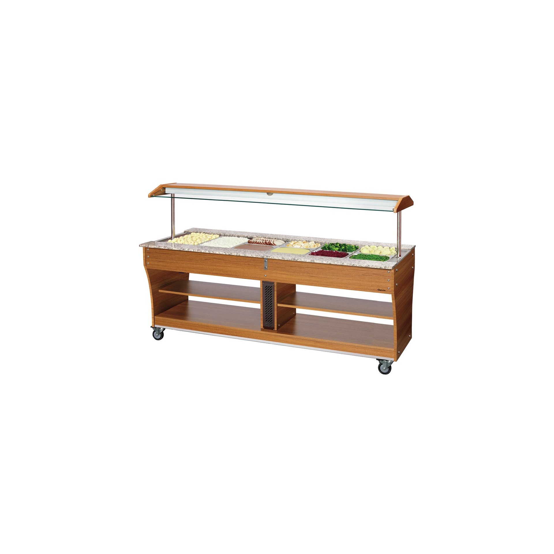 Buffetwagen, warm, 6x 1/1 GN