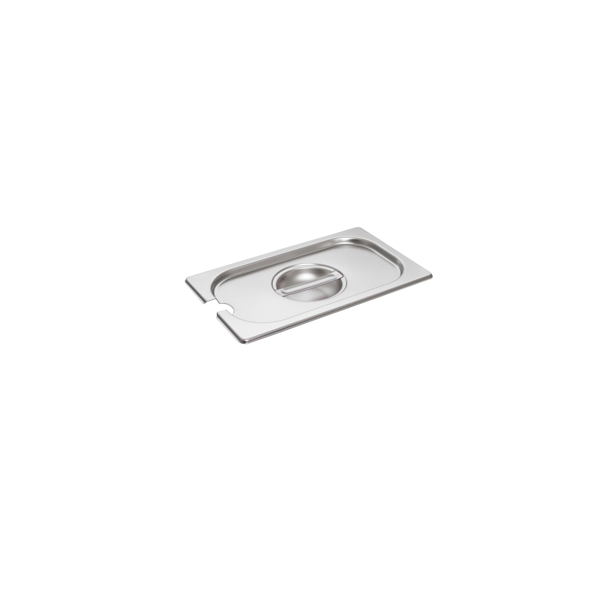 GN 1/4 Deckel, Edelstahl, Deckel mit Löffelaussparung GN 1/4 Deckel, Edelstahl, Deckel mit Löffelaussparung