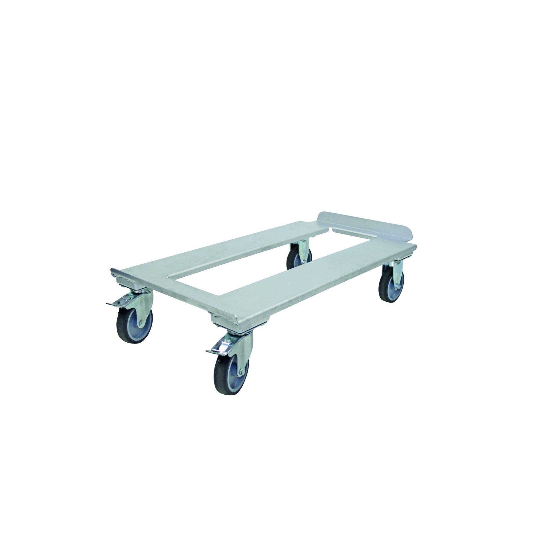 Fahrgestell, Aluminium, 2 Rollen feststellbar für GN 1/1 Fahrgestell, Aluminium, 2 Rollen feststellbar für GN 1/1