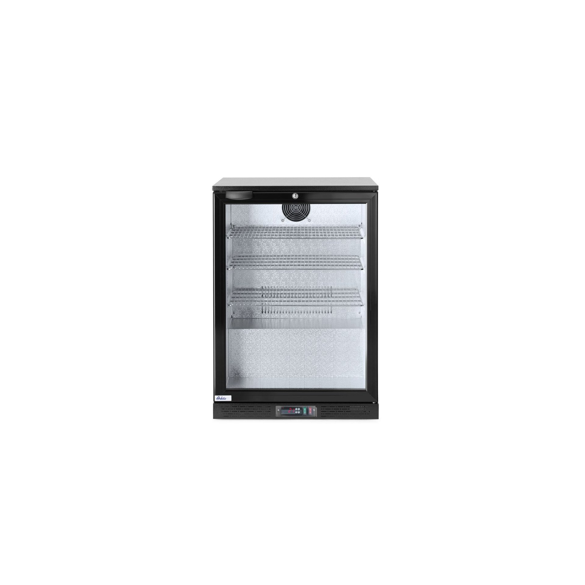 Bar-Kühlschrank eintürig, 105L, Schwarz