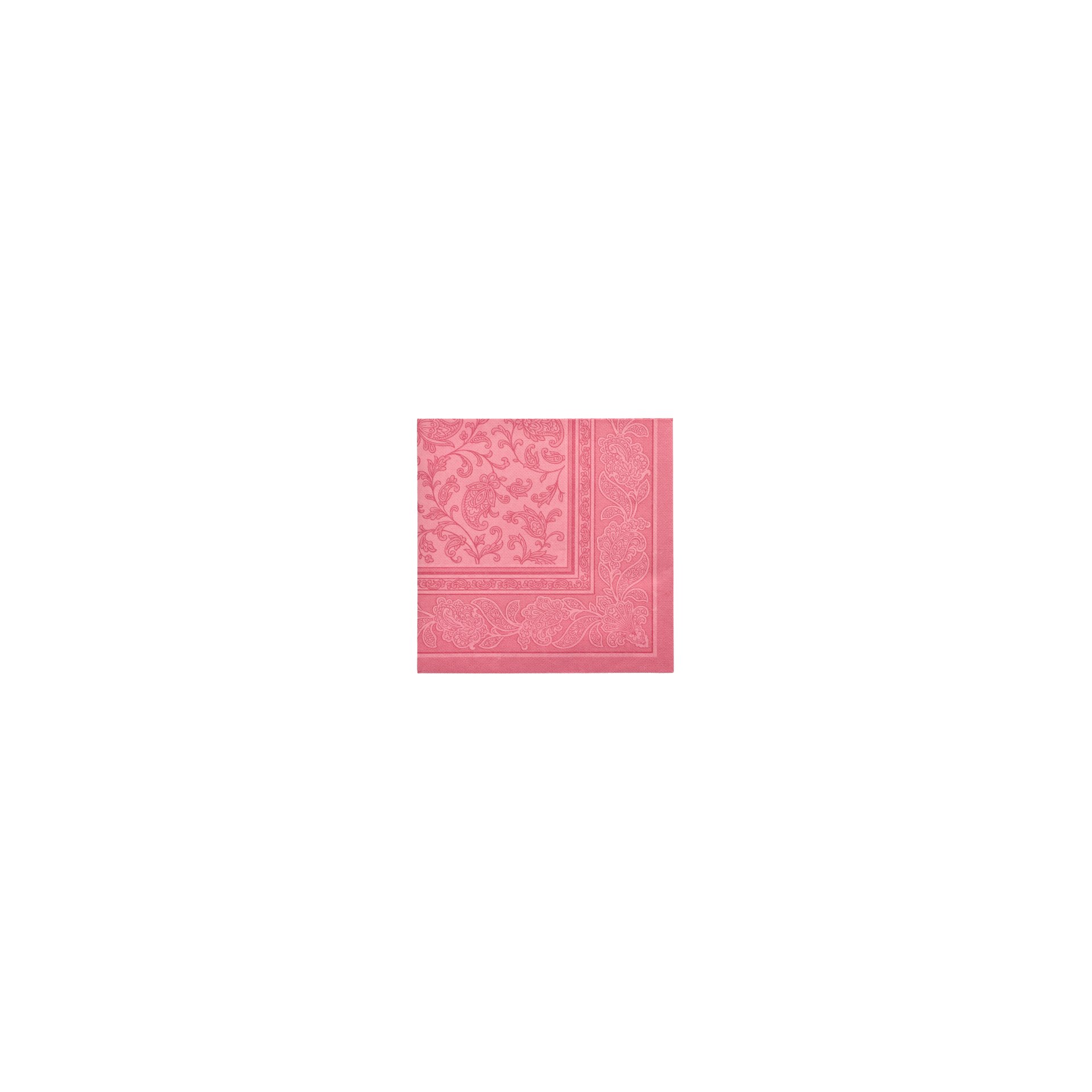 Servietten "ROYAL Collection" 1/4-Falz 40 cm x 40 cm rosa "Ornaments" Servietten "ROYAL Collection" 1/4-Falz 40 cm x 40 cm rosa "Ornaments"