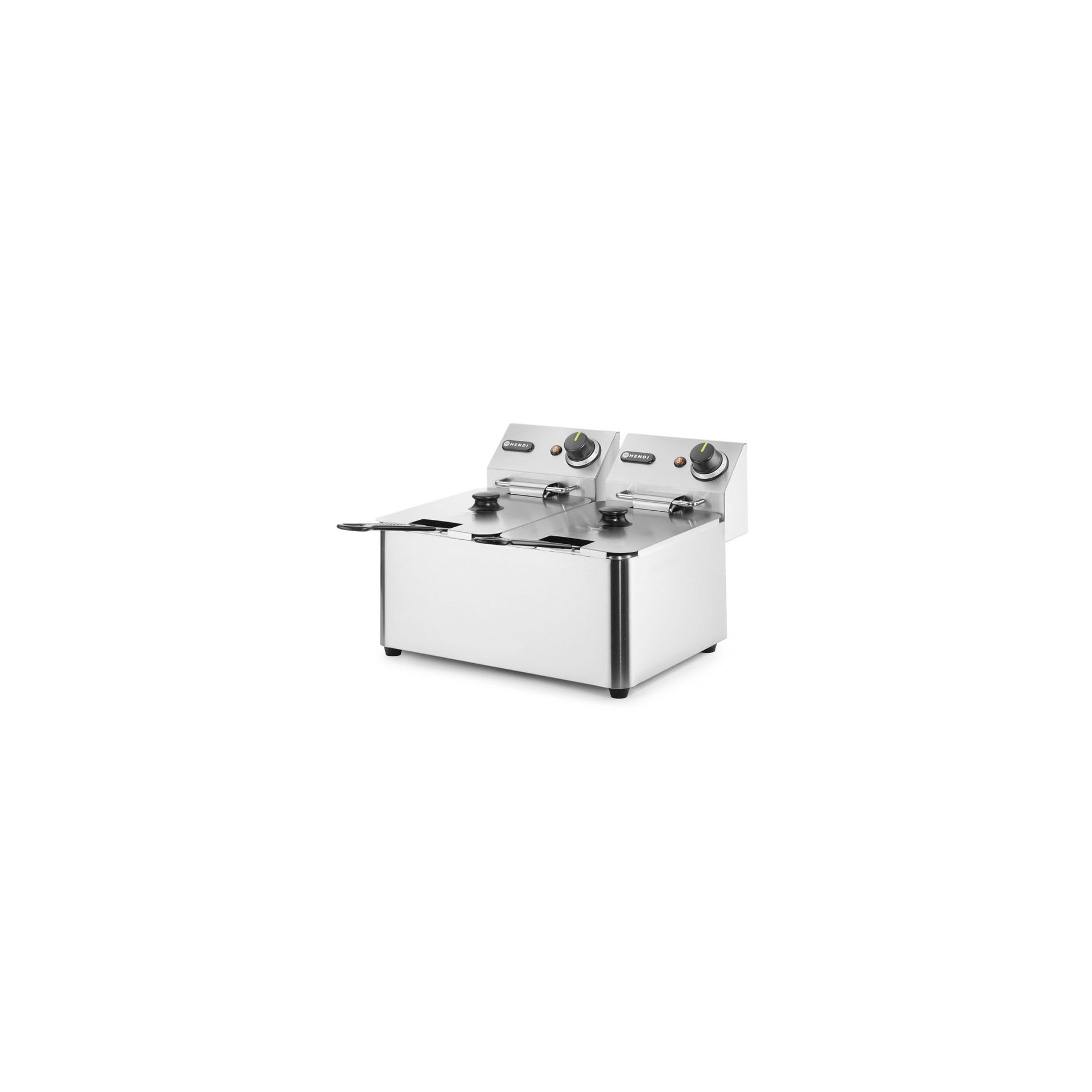 Fritteuse, 2 x 4 l, Kitchen Line, 8L, 230V/6000W, 470x380x(H)315mm Fritteuse, 2 x 4 l, Kitchen Line, 8L, 230V/6000W, 470x380x(H)315mm