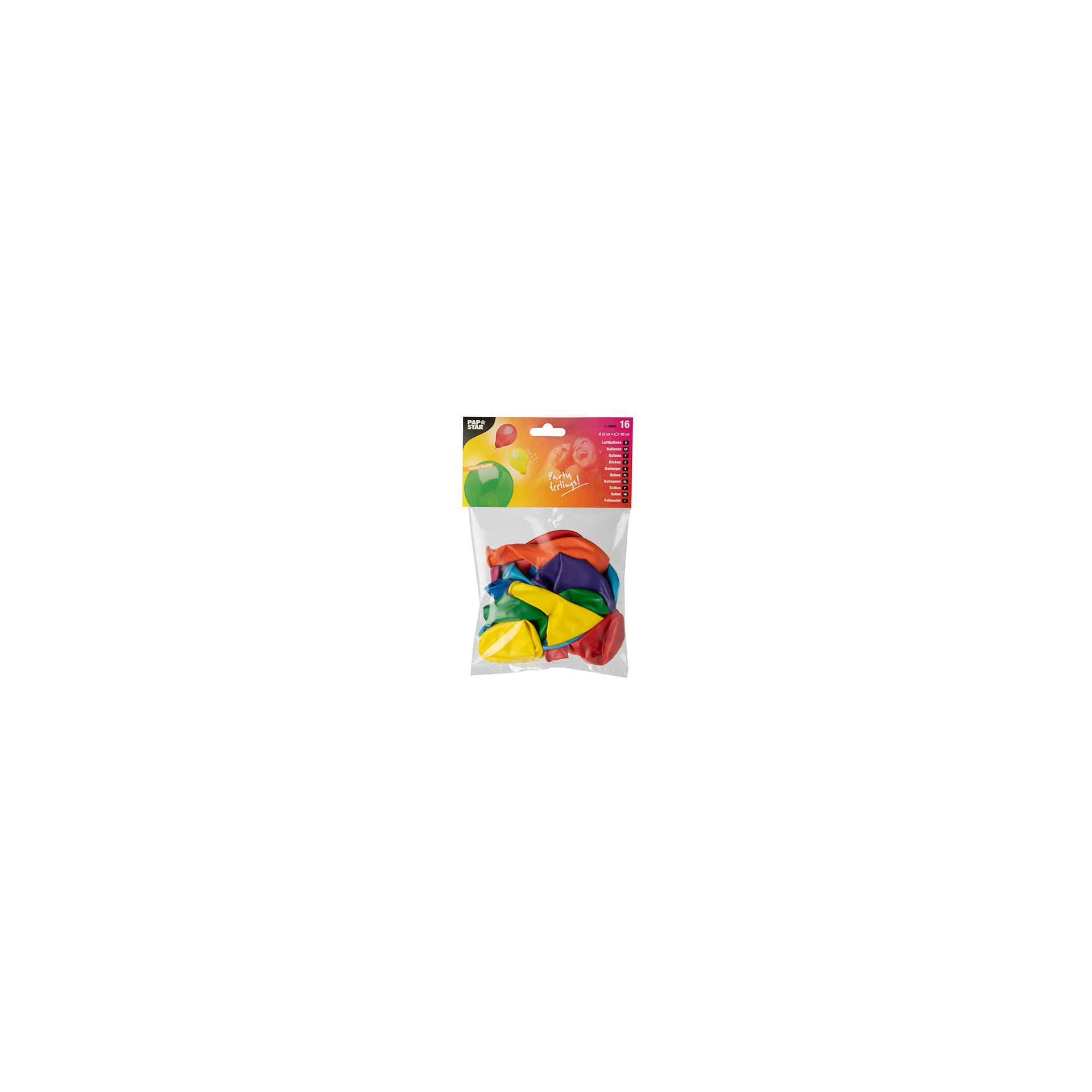 Luftballons Ø 25 cm farbig sortiert Luftballons Ø 25 cm farbig sortiert