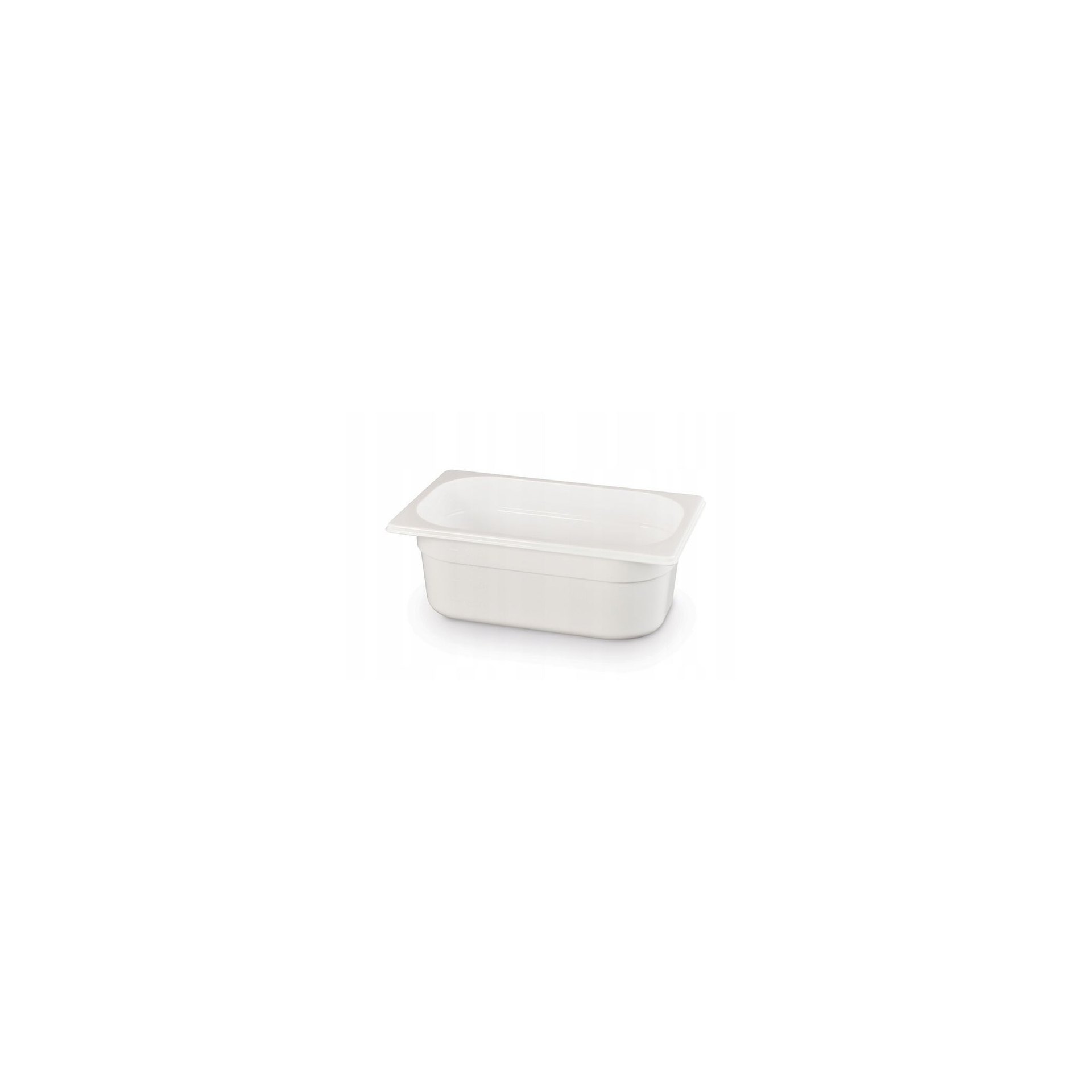 hendi-862681-gastronorm-behaelter-1-4-1 Gastronorm-Behälter 1/4, GN 1/4, 1,8L, Weiß, 265x162x(H)65mm