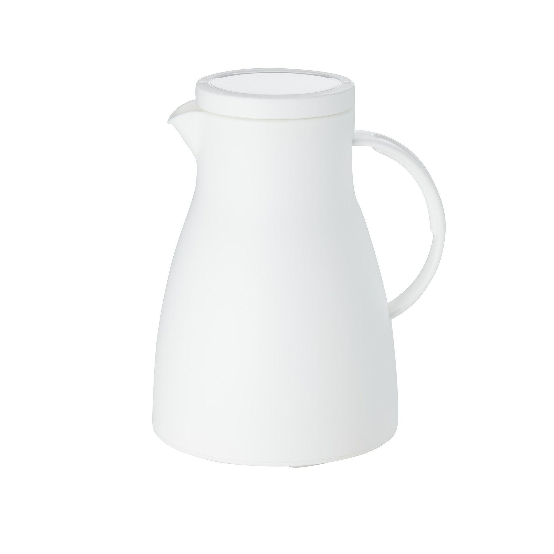 Isolierkanne, 1 ltr., Ø 14,5 cm, Höhe 22 cm, weiß, Polypropylen