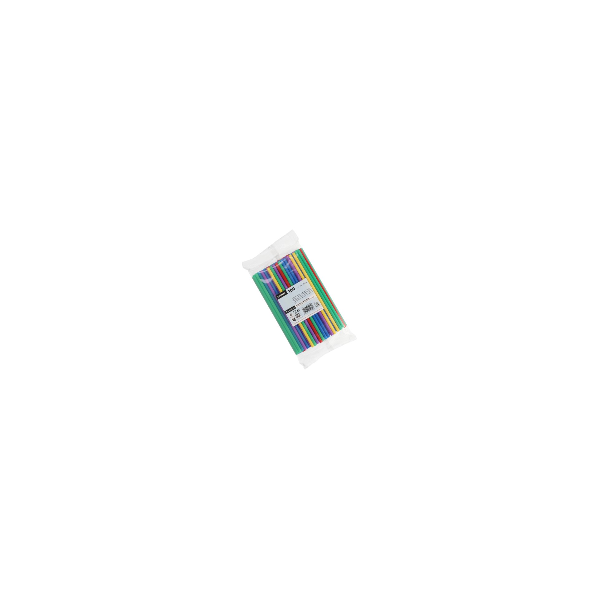Mehrweg-Shake-Halme PP Ø 7 mm · 22 cm farbig sortiert Mehrweg-Shake-Halme PP Ø 7 mm · 22 cm farbig sortiert