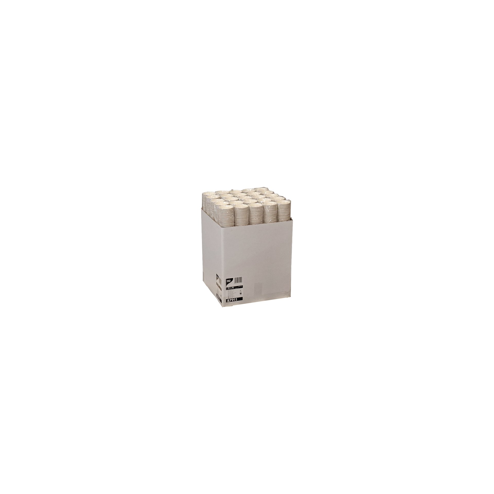 Automatenbecher, Pappe 0,18 l Ø 7 cm · 9,2 cm taupe "Pure Joy"