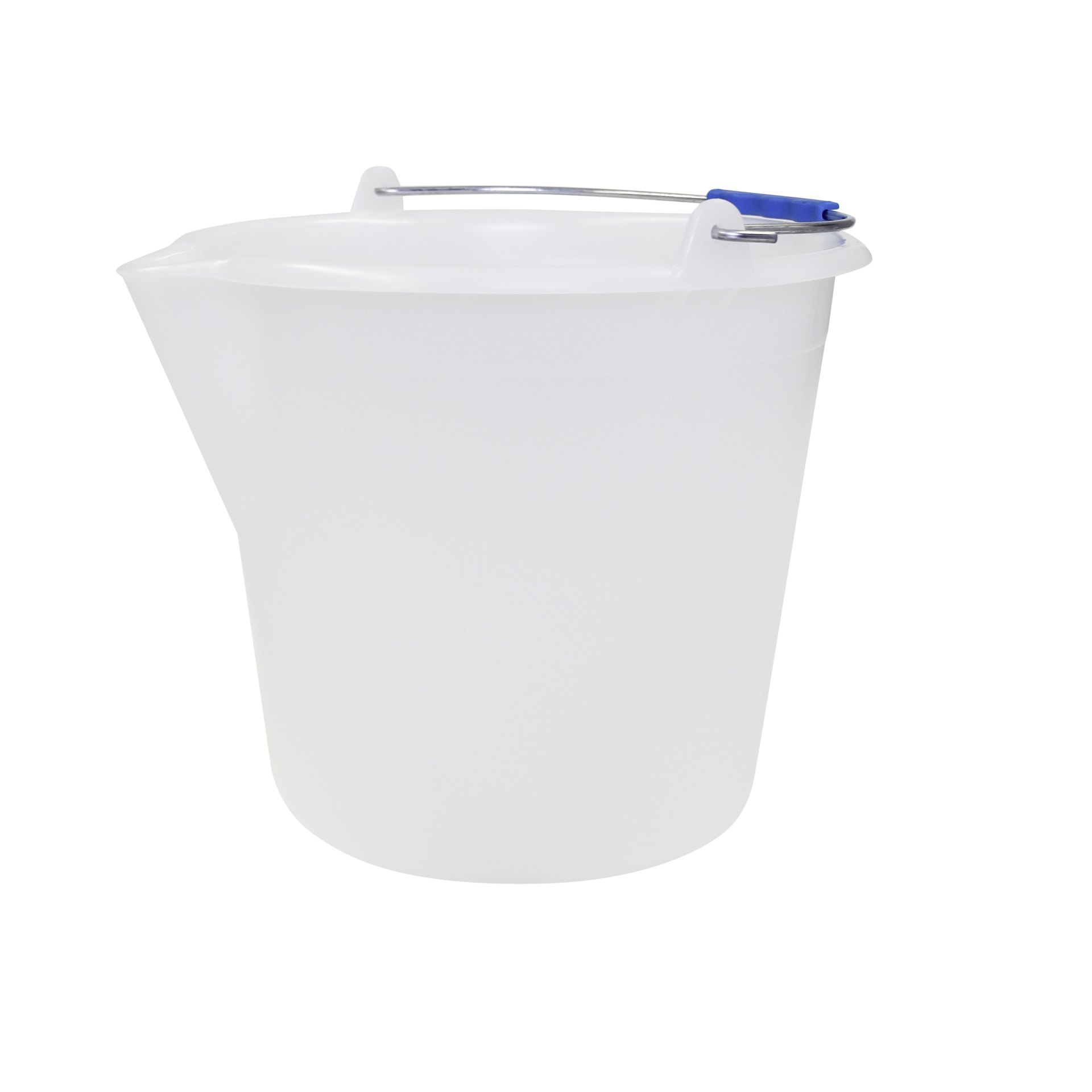 Eimer 18 Liter, LDPE, weiß-natur