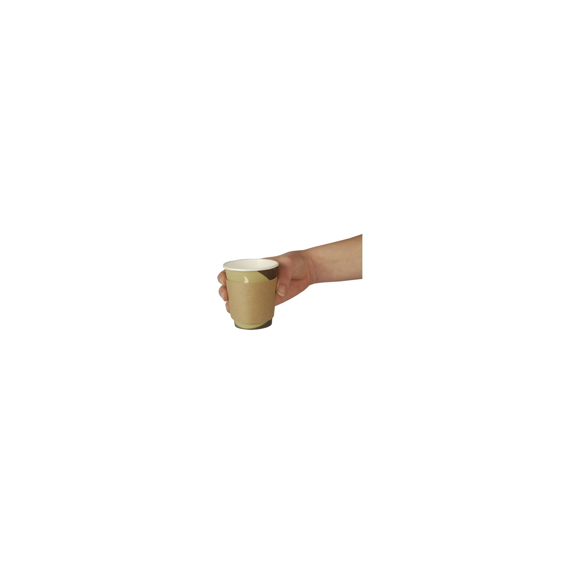Banderolen für Heißgetränkebecher "pure" Ø 7,3 cm · 5,8 cm braun Banderolen für Heißgetränkebecher "pure" Ø 7,3 cm · 5,8 cm braun