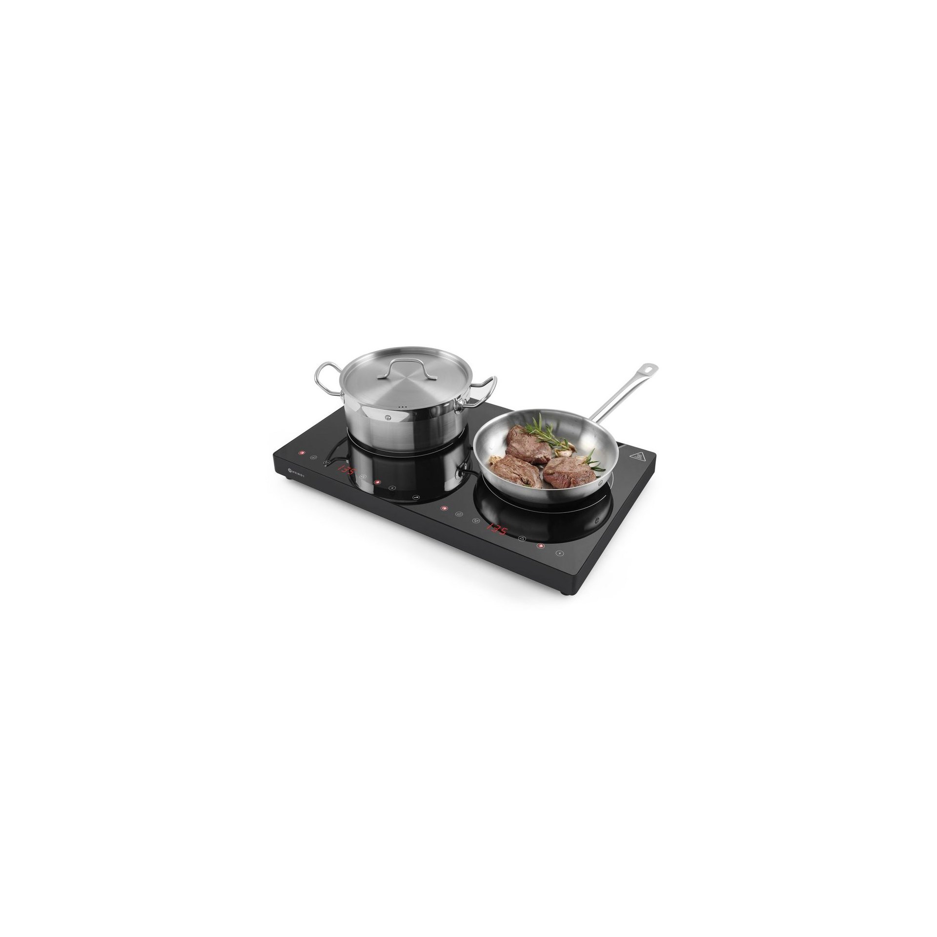 Induktionskocher doppelt Kitchen Line, Kitchen Line, 230V/3500W, 608x405x(H)54mm
