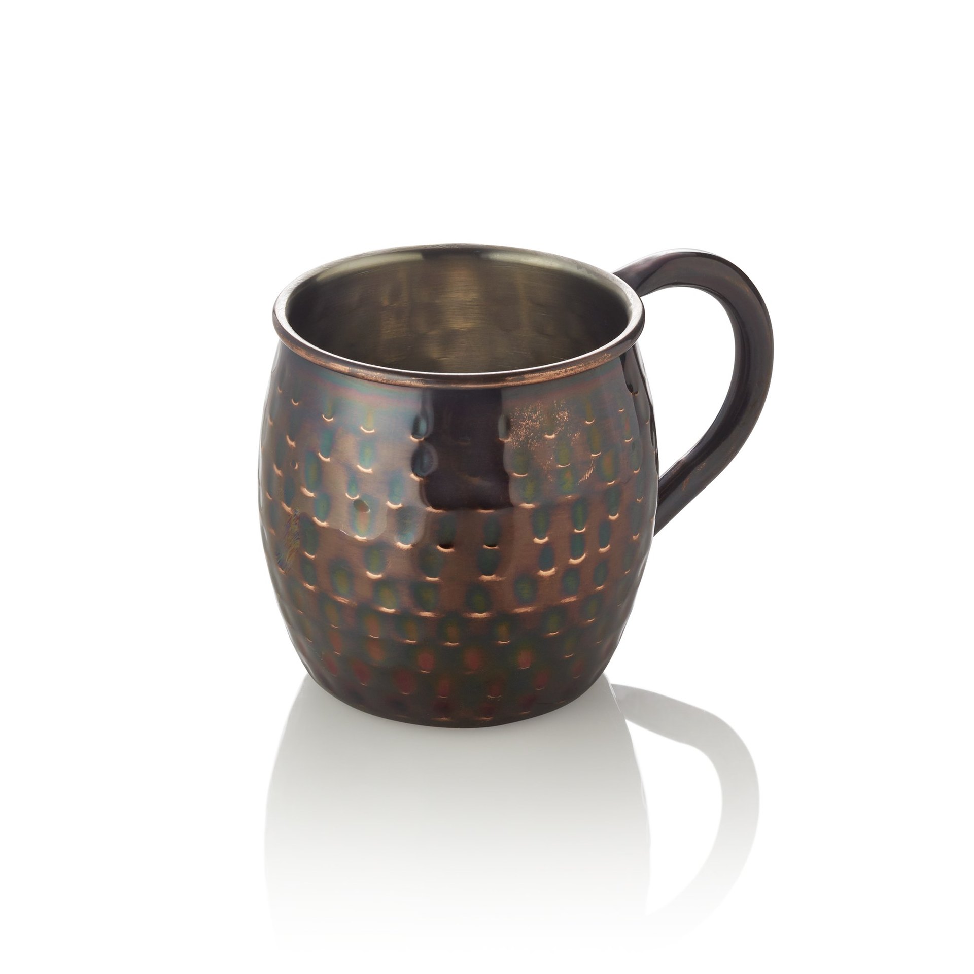 Moscow Mule Set, 0,45 ltr., Ø 8,5 cm, Höhe 10 cm, antique, gehämmert, Set á 2 Stück