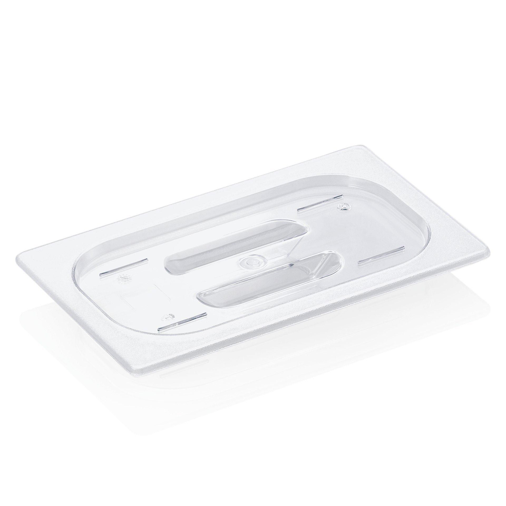 GN Deckel GN 96 BLACK 1/4, Polycarbonat