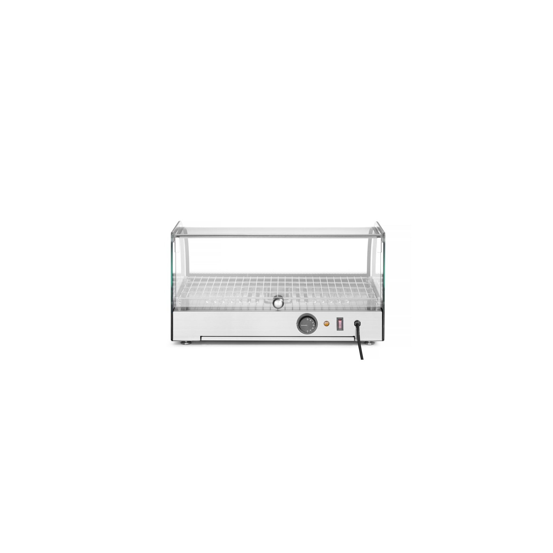 Beheiztes Thekendisplay, einzeln, Schwarz, 220-240V/800W, 554x376x(H)311mm