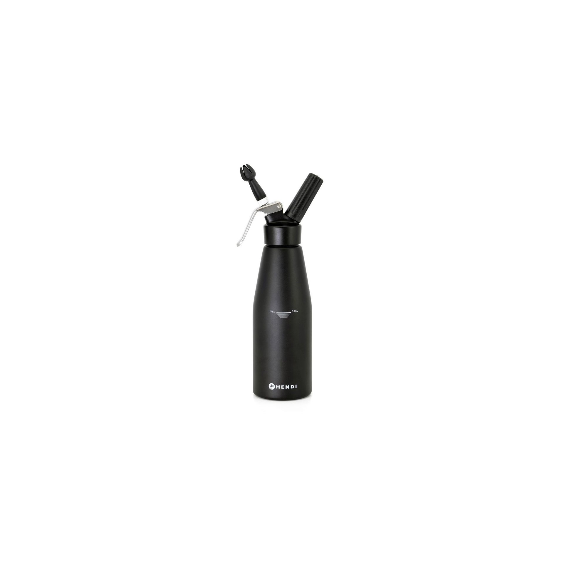 Sahnespender, schwarz, Kitchen Line, 0,95L, Schwarz, ⌀95x(H)320mm Sahnespender, schwarz, Kitchen Line, 0,95L, Schwarz, ⌀95x(H)320mm