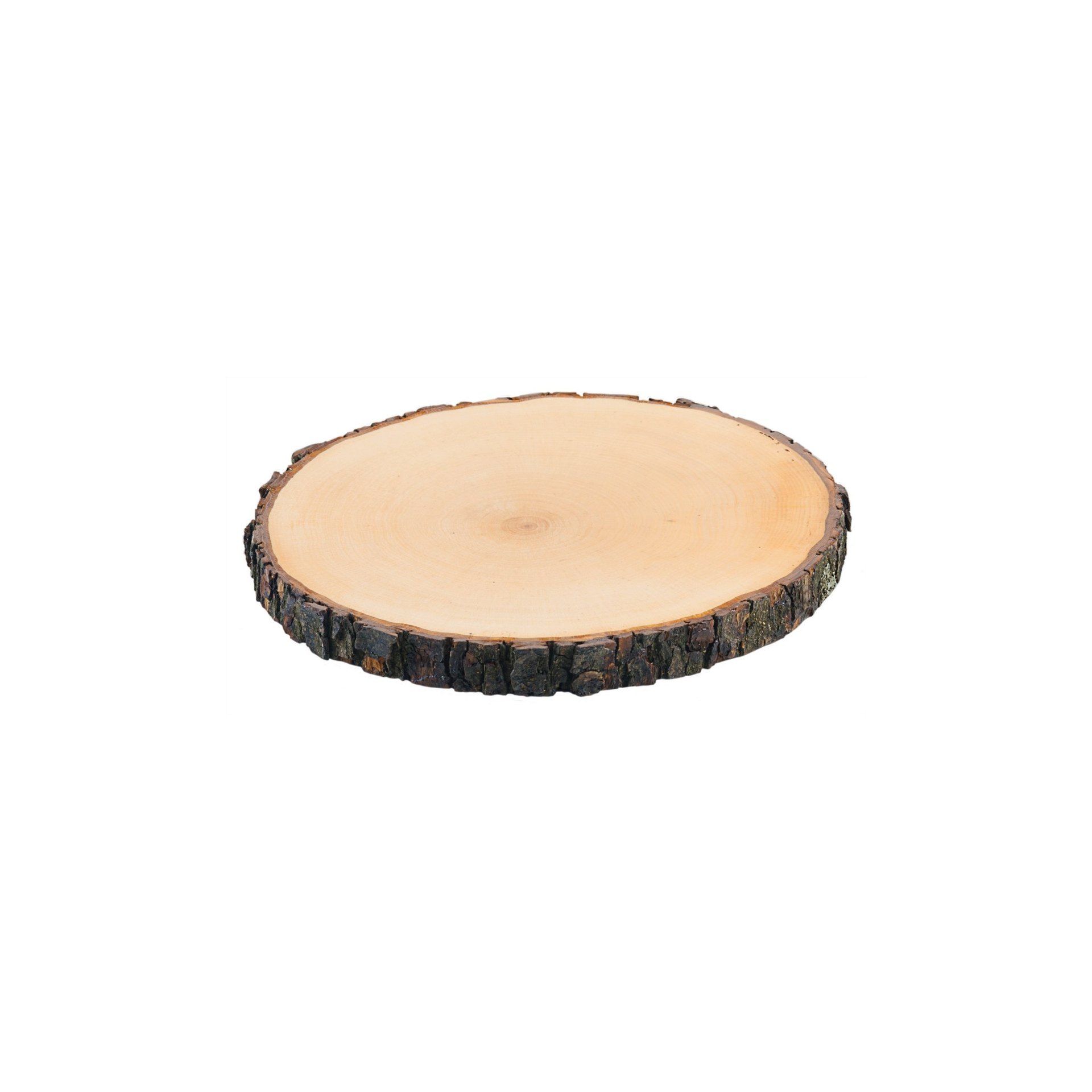 Rindenbrett, rund 20 cm - 22 cm