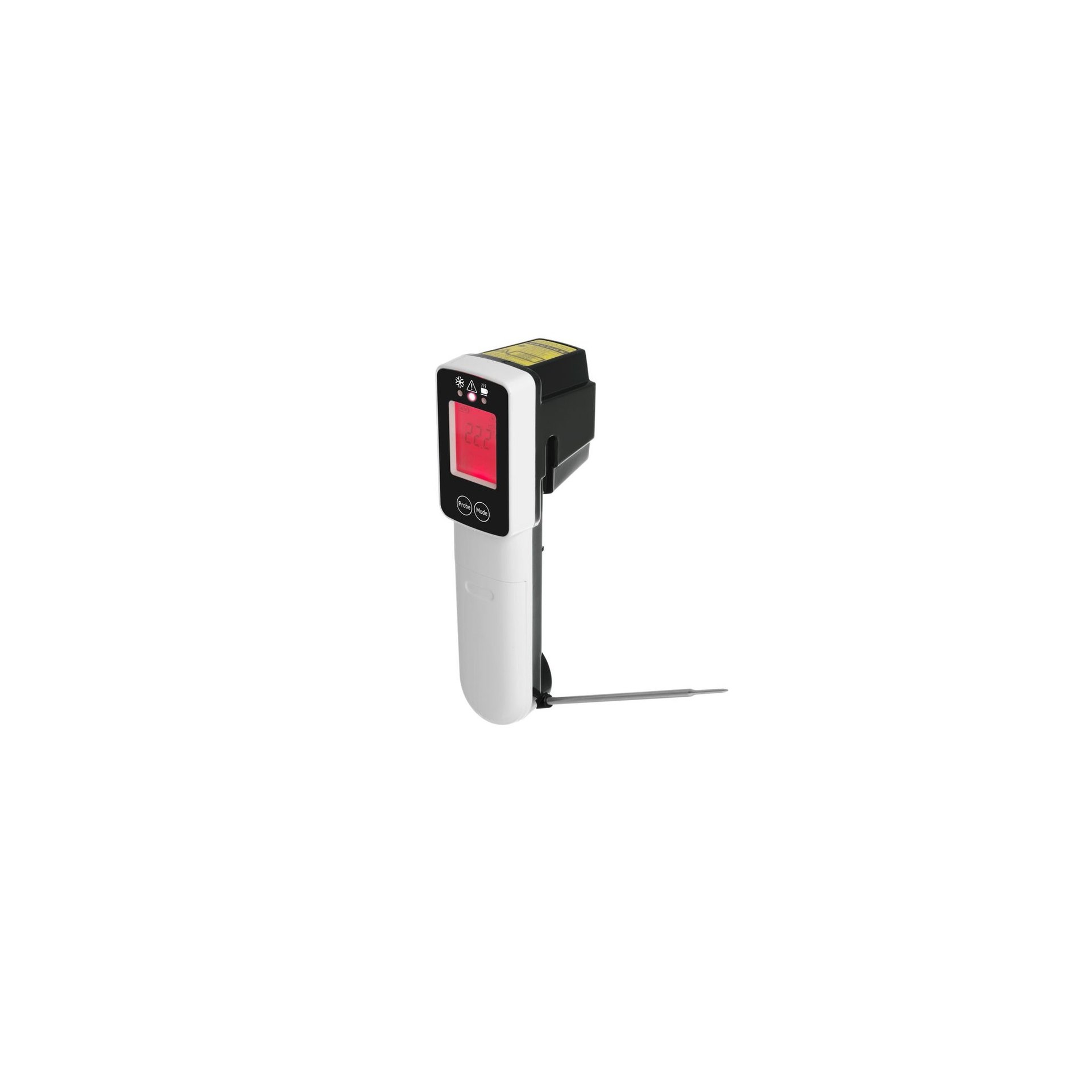Infrarot-Thermometer mit Sonde, 39x53x(H)158mm Infrarot-Thermometer mit Sonde, 39x53x(H)158mm