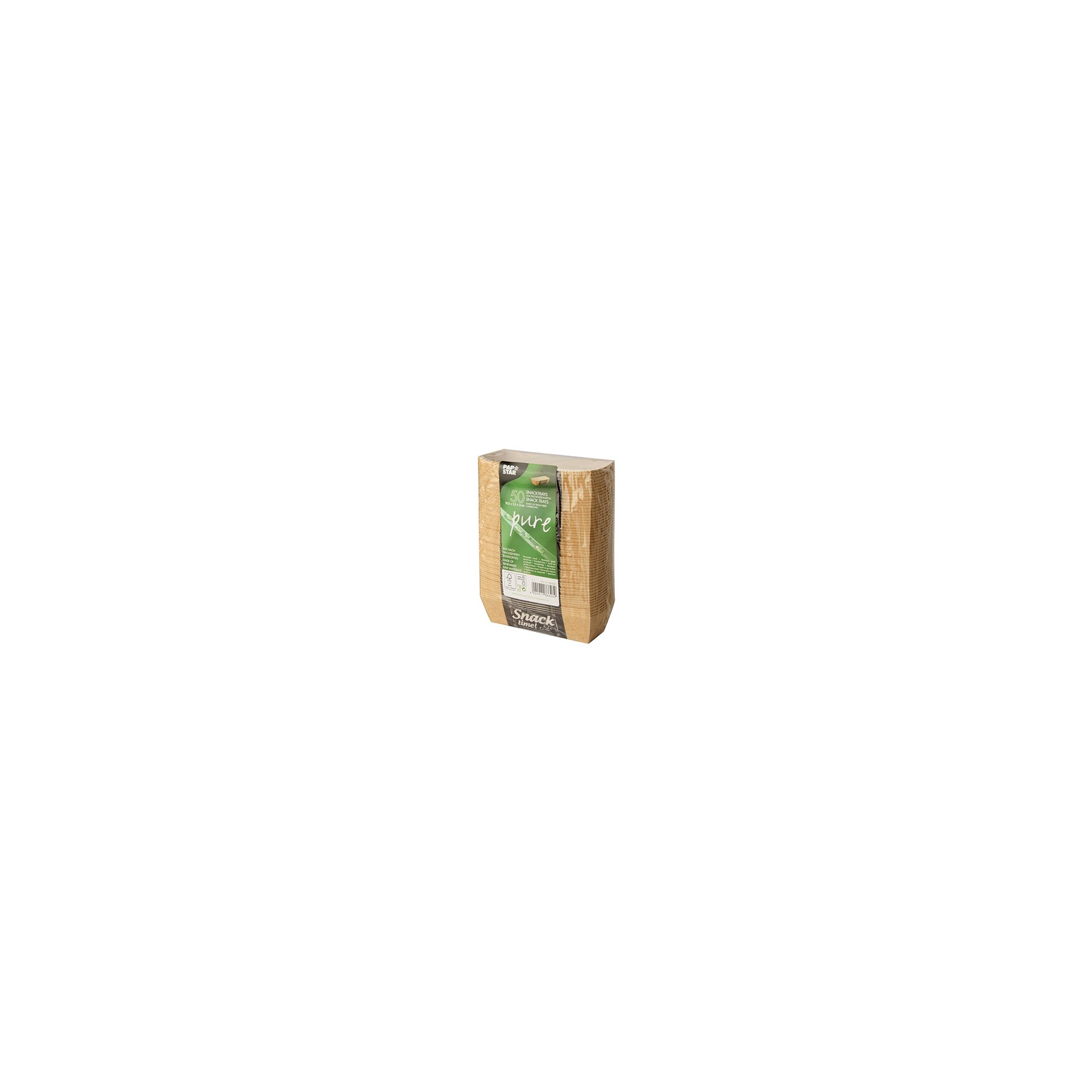 papstar-86626-snacktrays-pappe-pure-3cmx3-3cmx10-5cm-good-food-3 Snacktrays, Pappe "pure" 3 cm x 3,3 cm x 10,5 cm "Good Food"