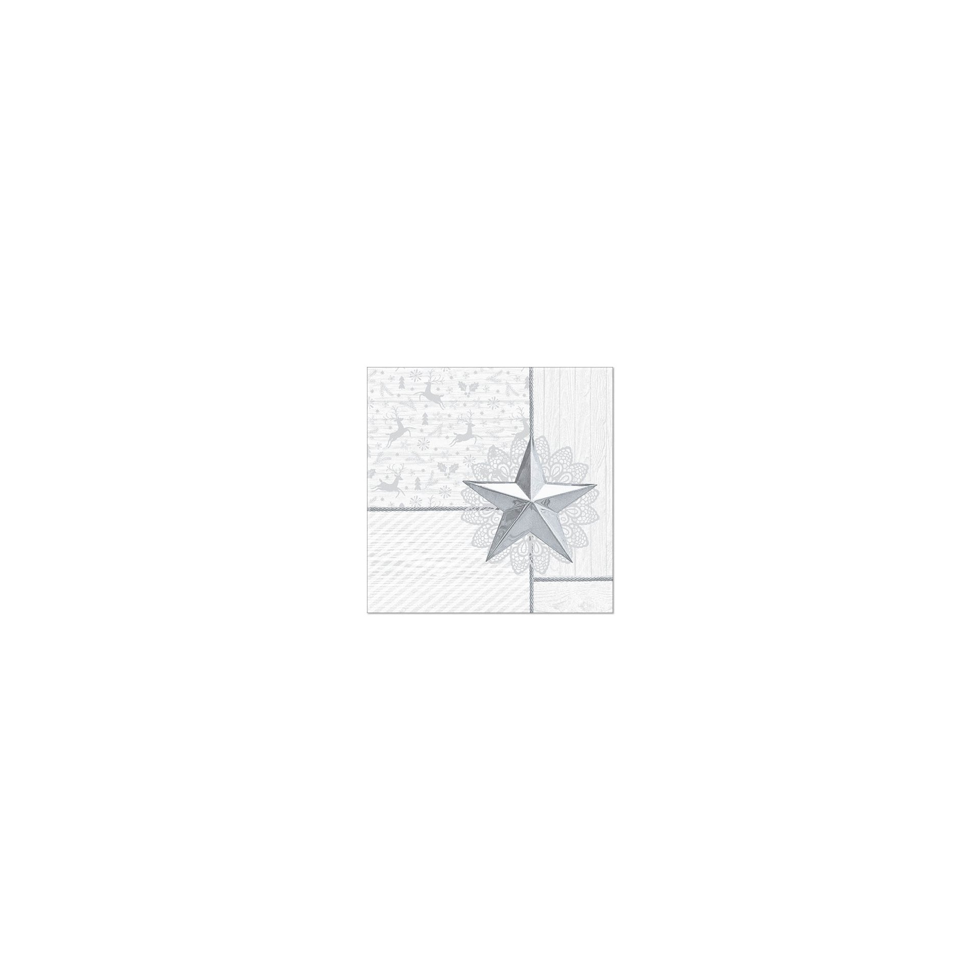 Servietten "ROYAL Collection" 1/4-Falz 40 cm x 40 cm weiss "Rising Star"