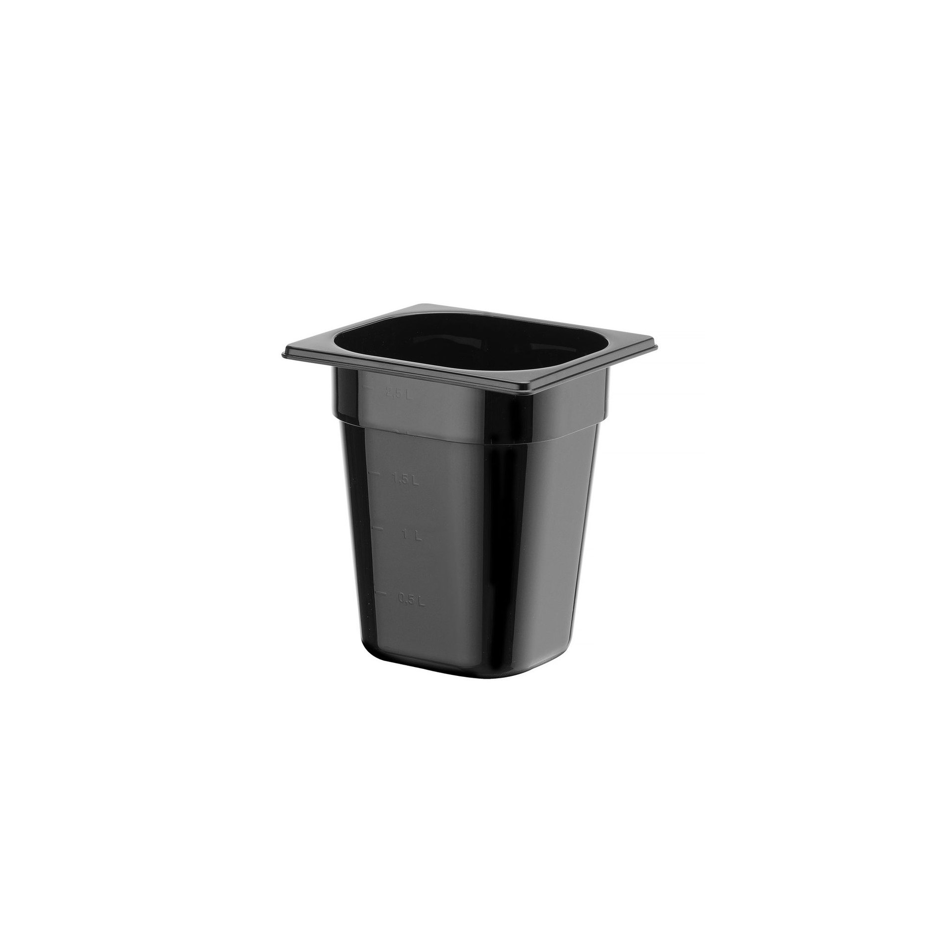 Gastronorm-Behälter 1/6, Profi Line, GN 1/6, 3,4L, Schwarz, 176x162x(H)200mm Gastronorm-Behälter 1/6, Profi Line, GN 1/6, 3,4L, Schwarz, 176x162x(H)200mm