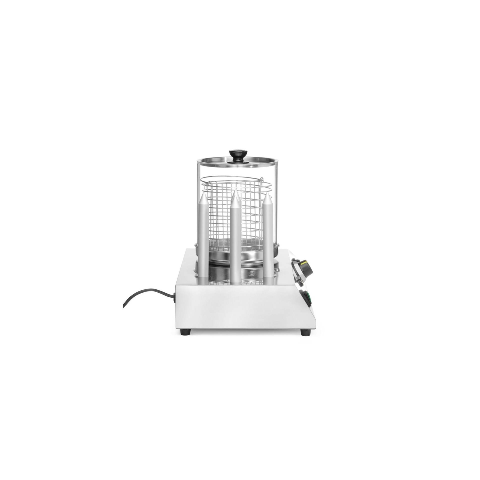 Würstchen- und Hotdog-Brötchenwärmer, 220-240V/550W, 500x310x(H)395mm