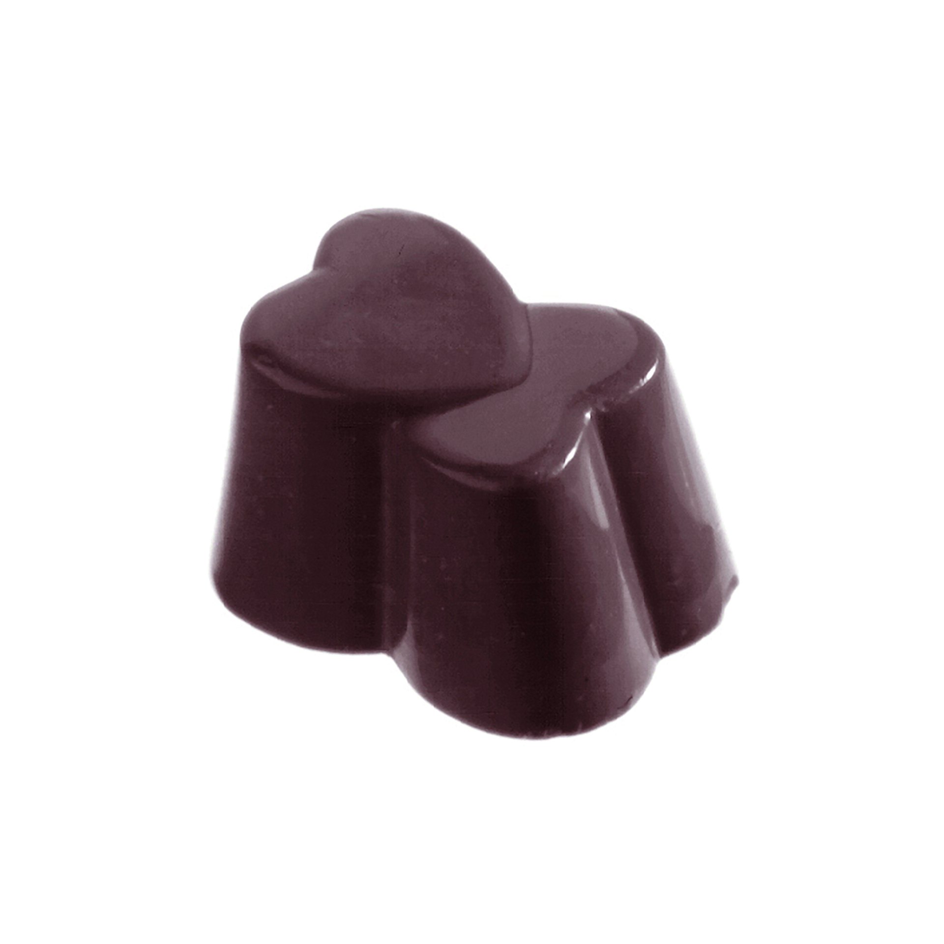 Schokoladen Form - Herz doppelt, Stückzahl: 3 x 9