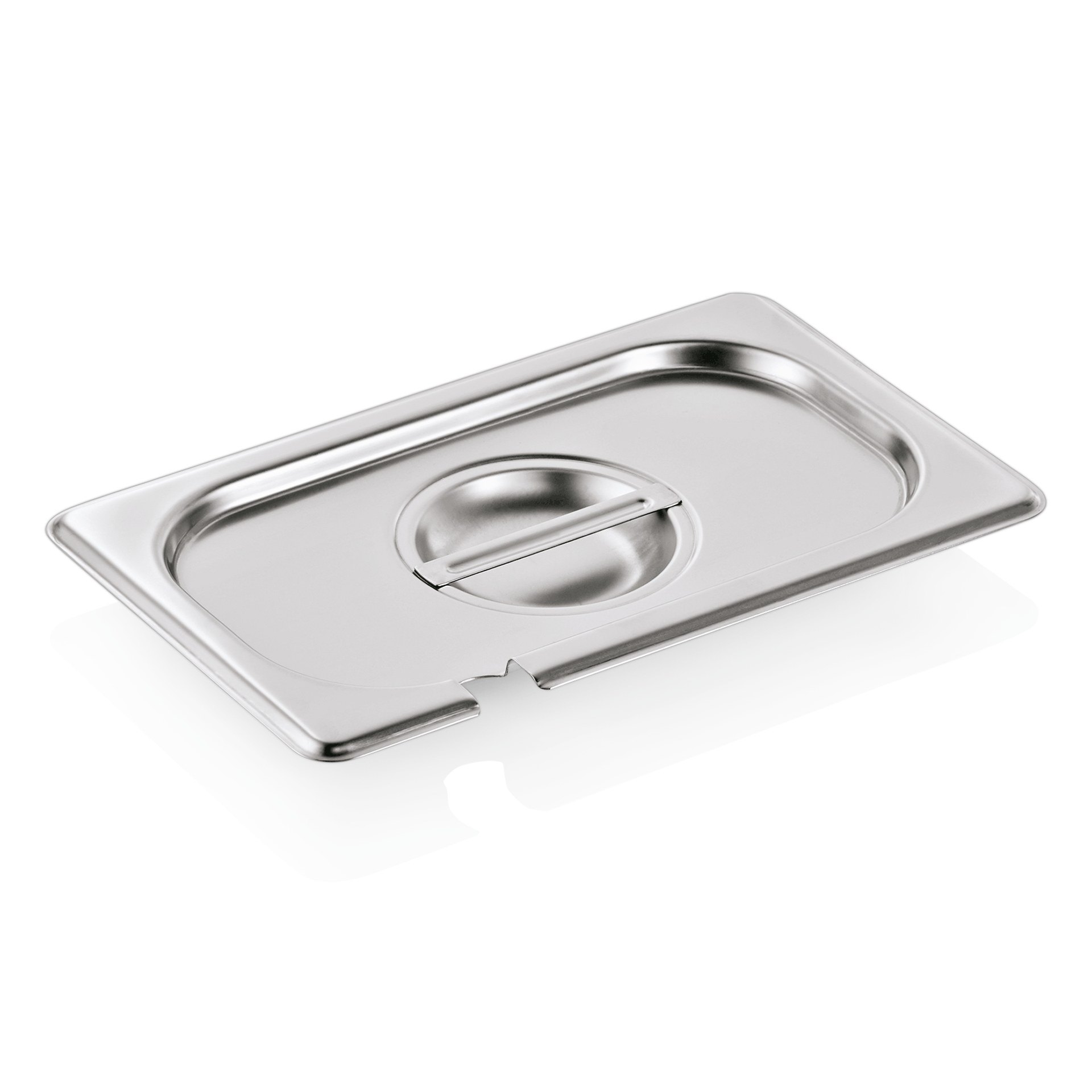 GN 1/4 Deckel mit Löffelaussparung GN 90