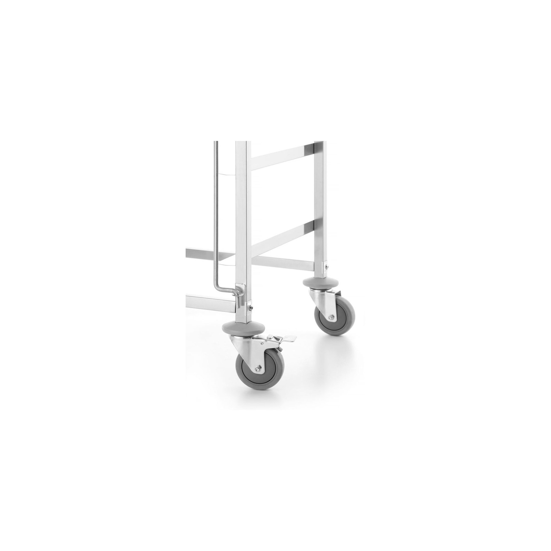 Transportwagen für Spülmaschinenkörbe - 7 Körbe à 500x500 mm, 615x560x(H)1710mm Transportwagen für Spülmaschinenkörbe - 7 Körbe à 500x500 mm, 615x560x(H)1710mm