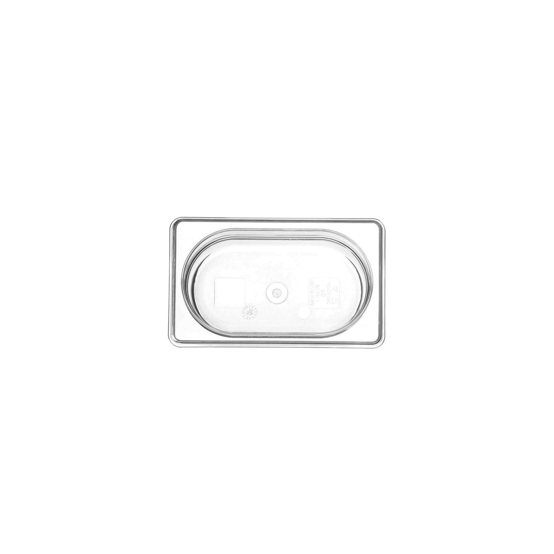 Gastronorm-Behälter 1/9, Profi Line, GN 1/9, 0,6L, Transparent, 176x108x(H)65mm Gastronorm-Behälter 1/9, Profi Line, GN 1/9, 0,6L, Transparent, 176x108x(H)65mm