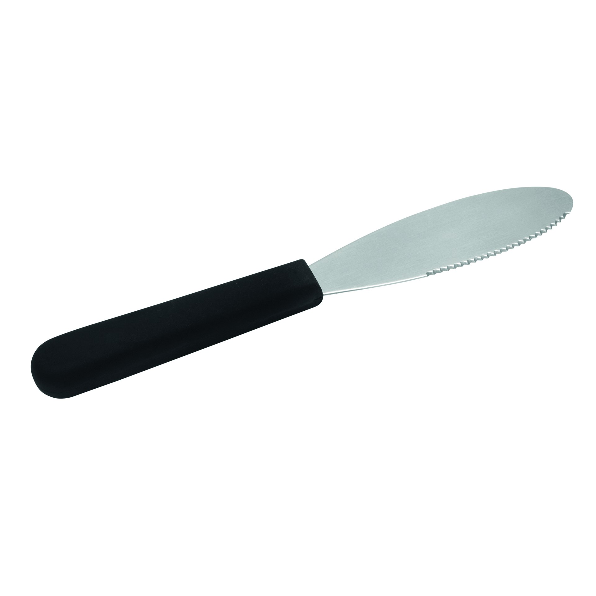 Streich- und Buttermesser mit Wellenschliff, 120 mm
